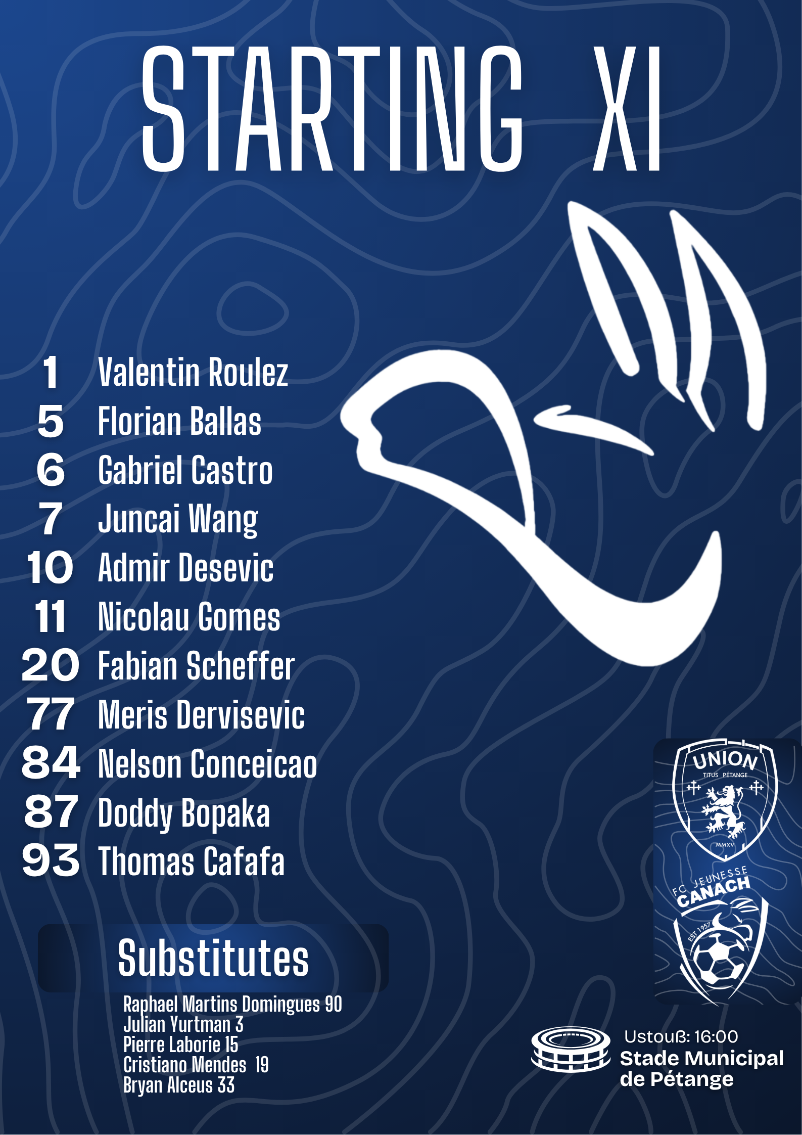 Lineup - Matchday 4