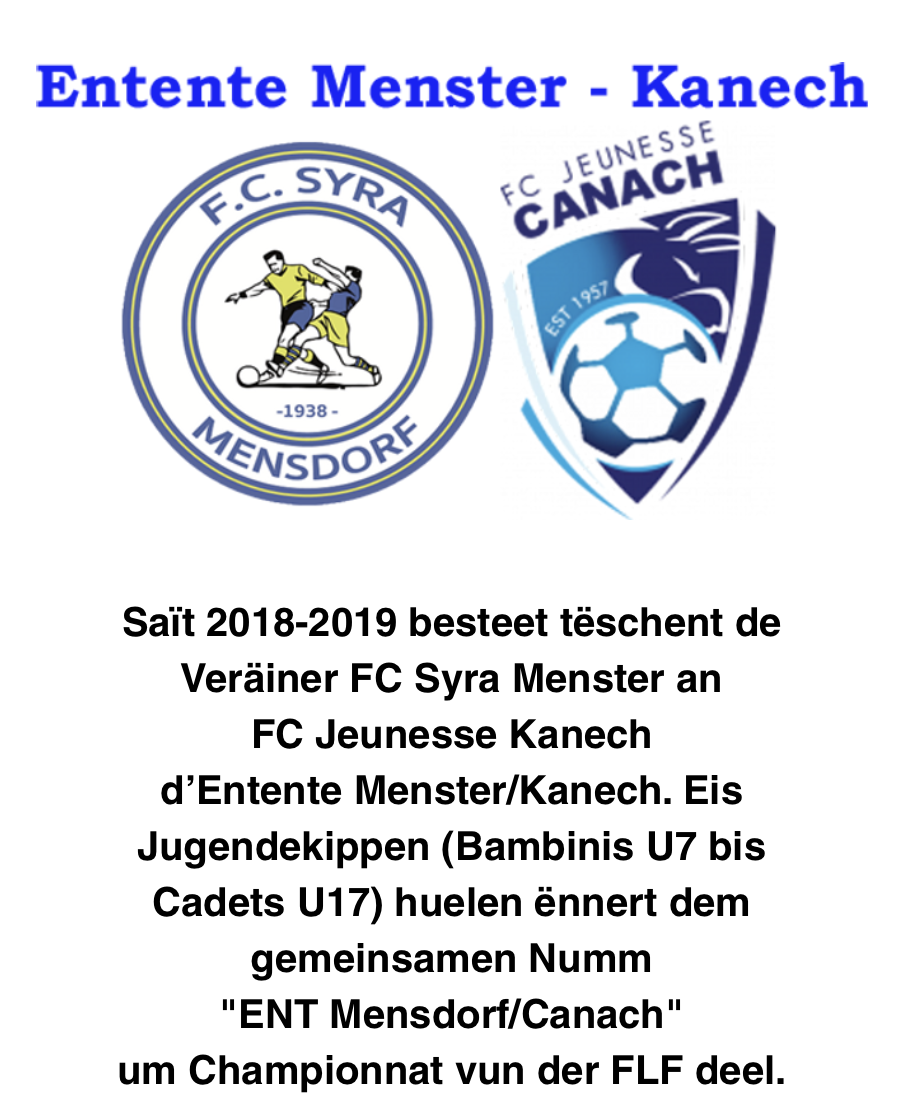 Entente Menster - Kanech