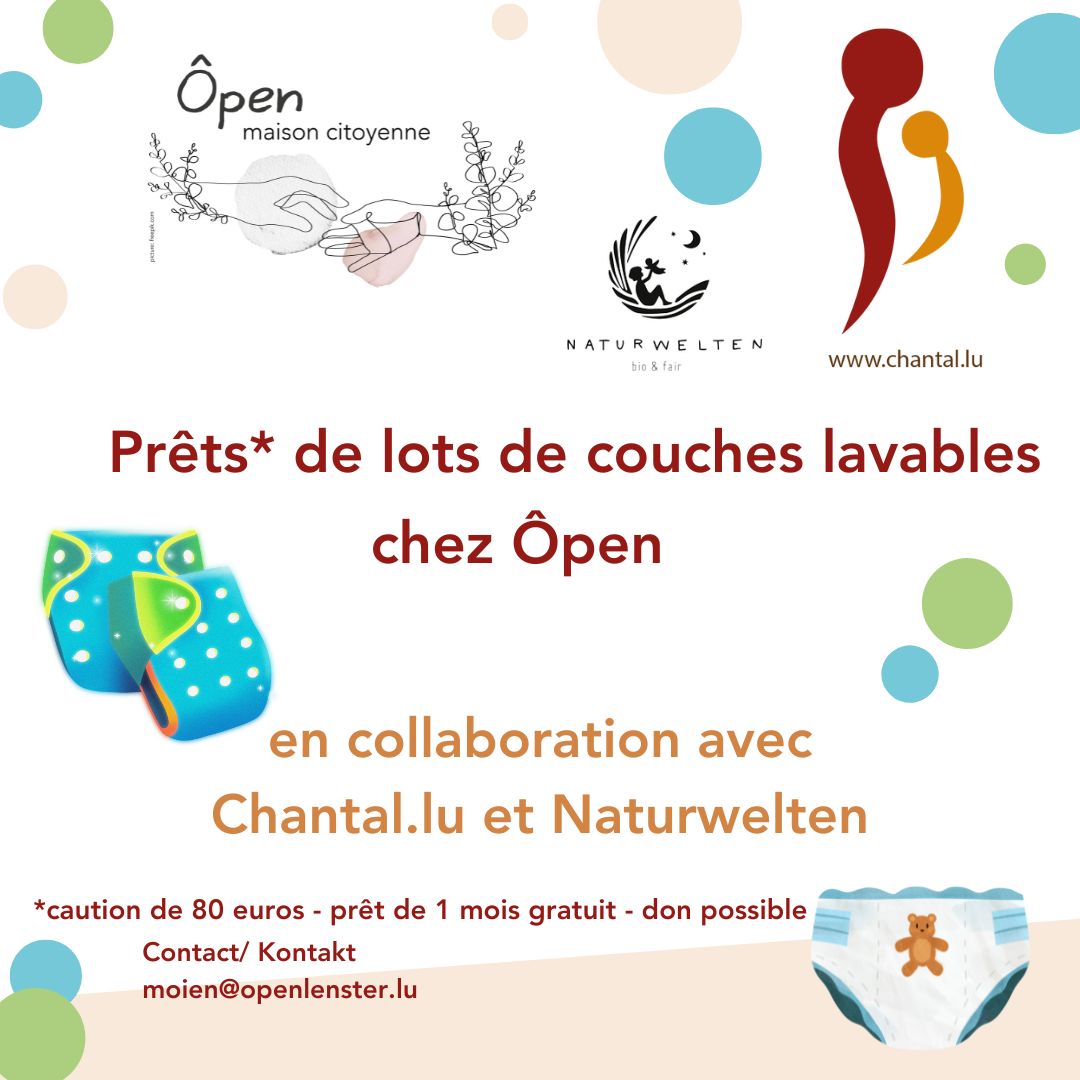 Prêt de couches lavables 