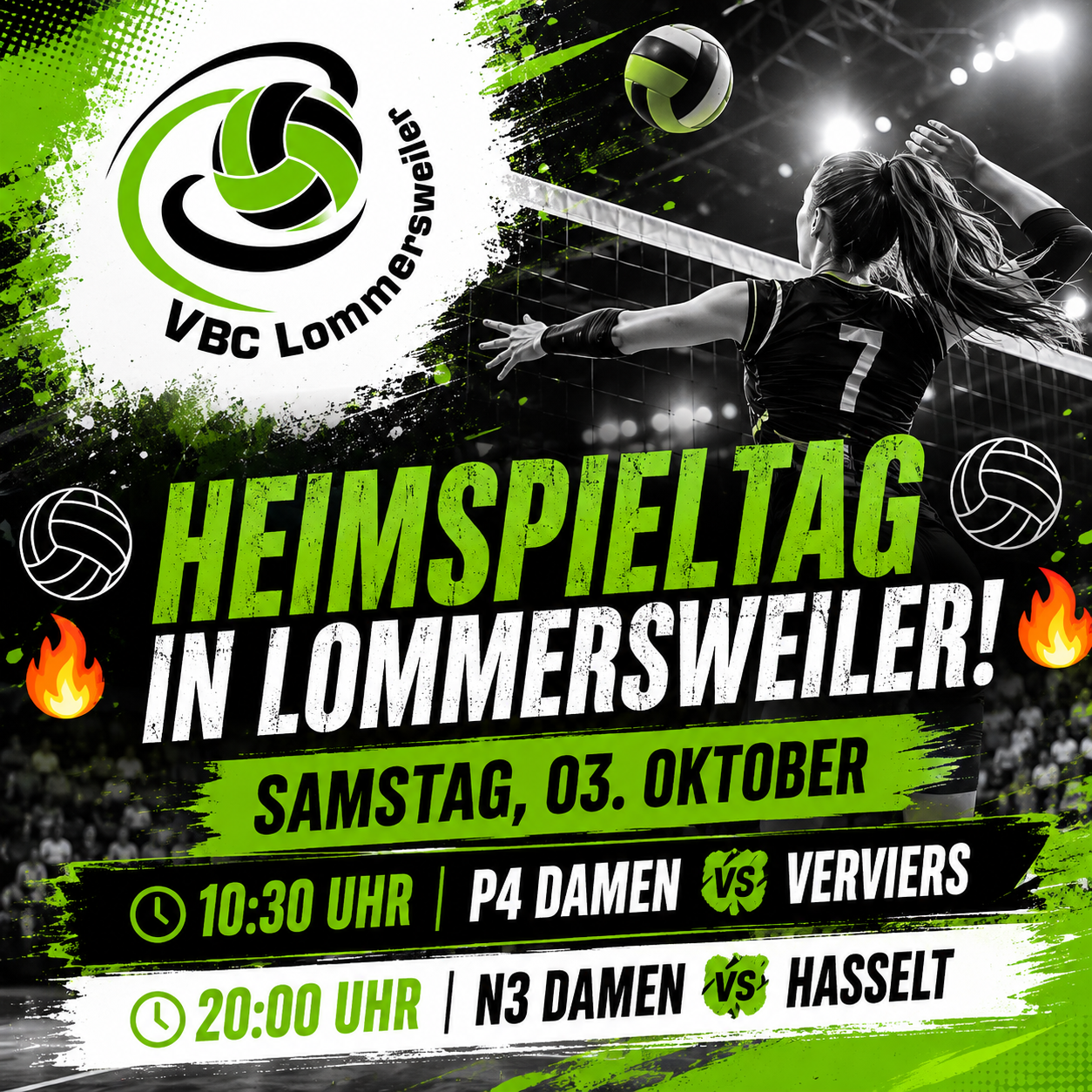 HEIMSPIELTAG IN LOMMERSWEILER! 🔥🏐 