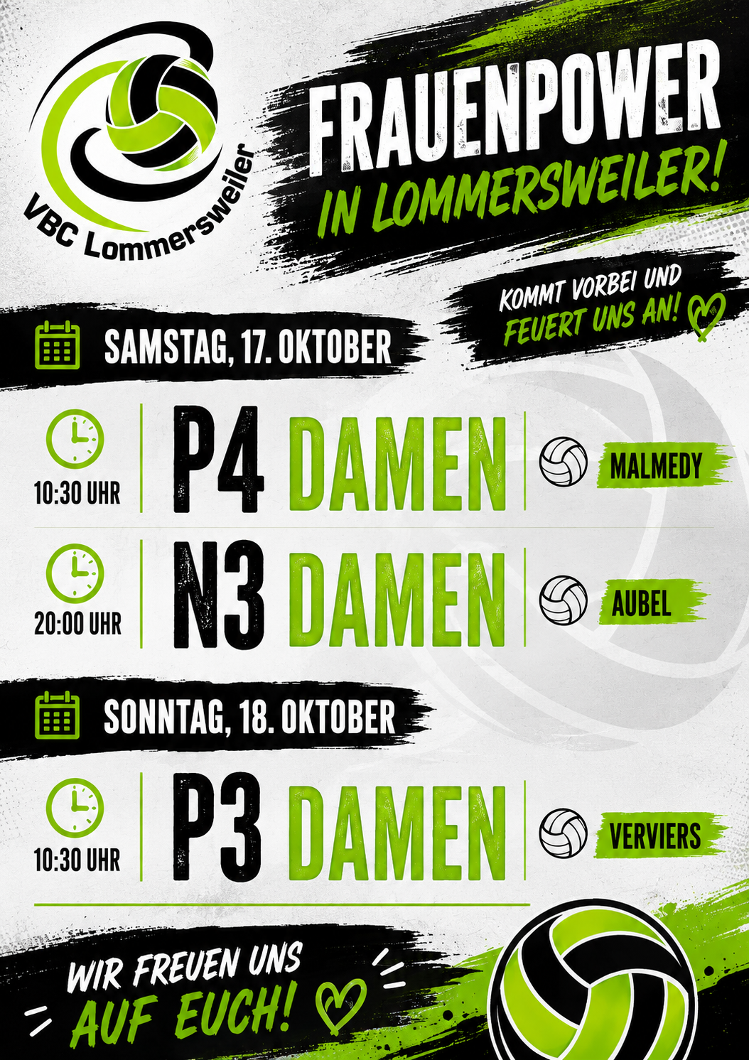 🔜 Frauenpower in Lommersweiler 🏐💚