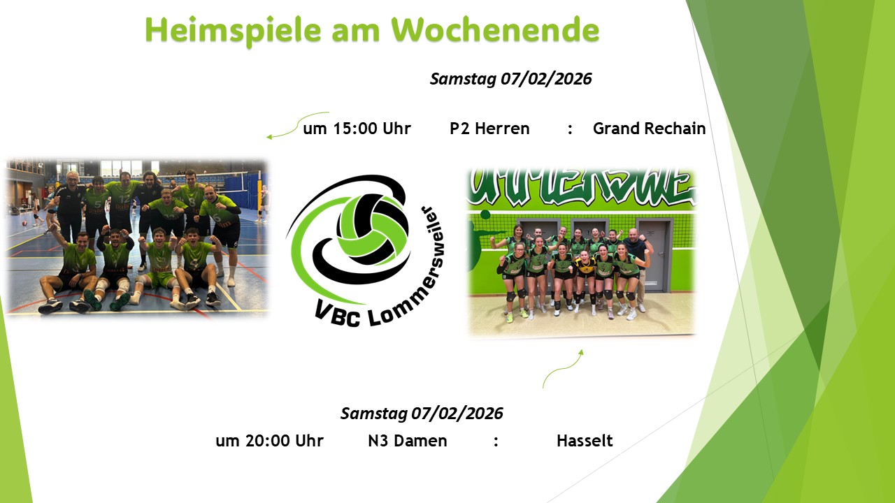 🔜 Volleyballsamstag in Lommersweiler 💚🤍