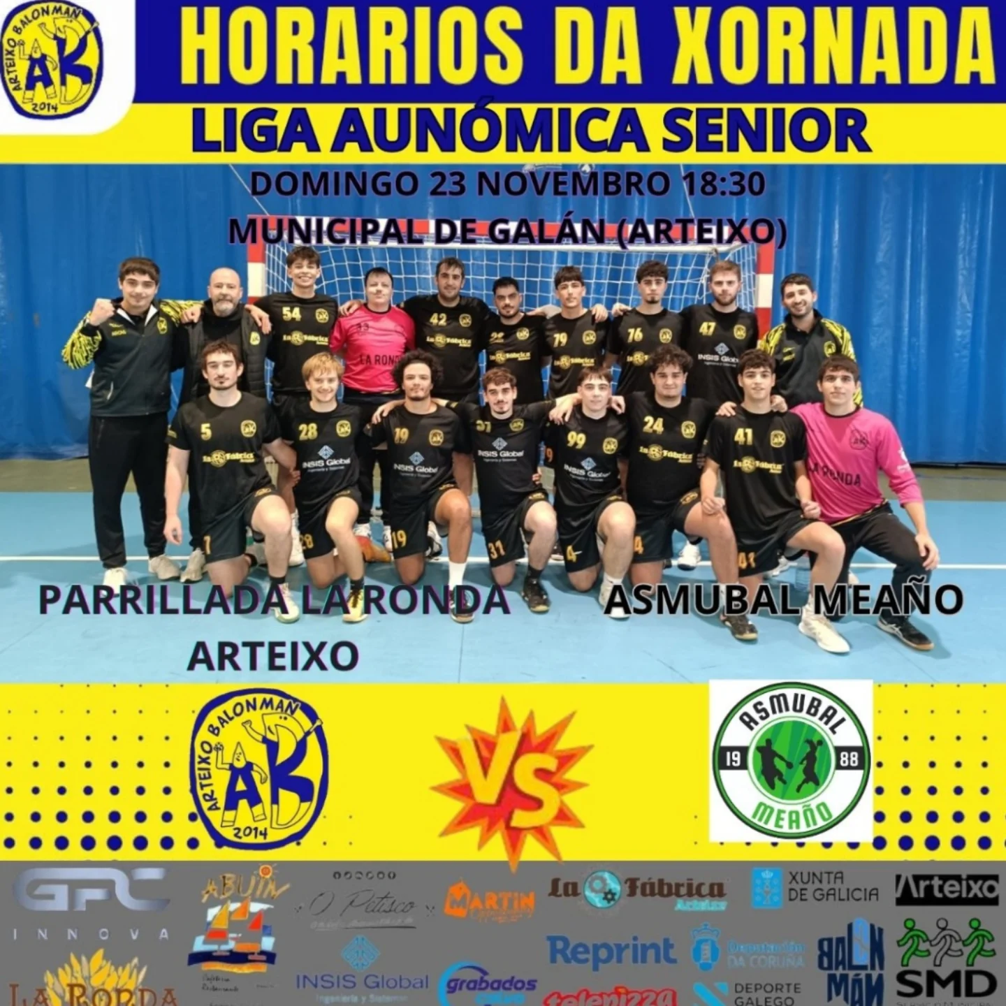 HORARIOS DA XORNADA 21, 22 e 23/11/2025