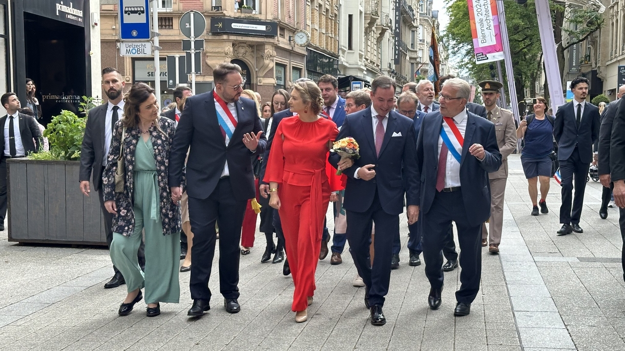 Cortège la veille de la fête nationale