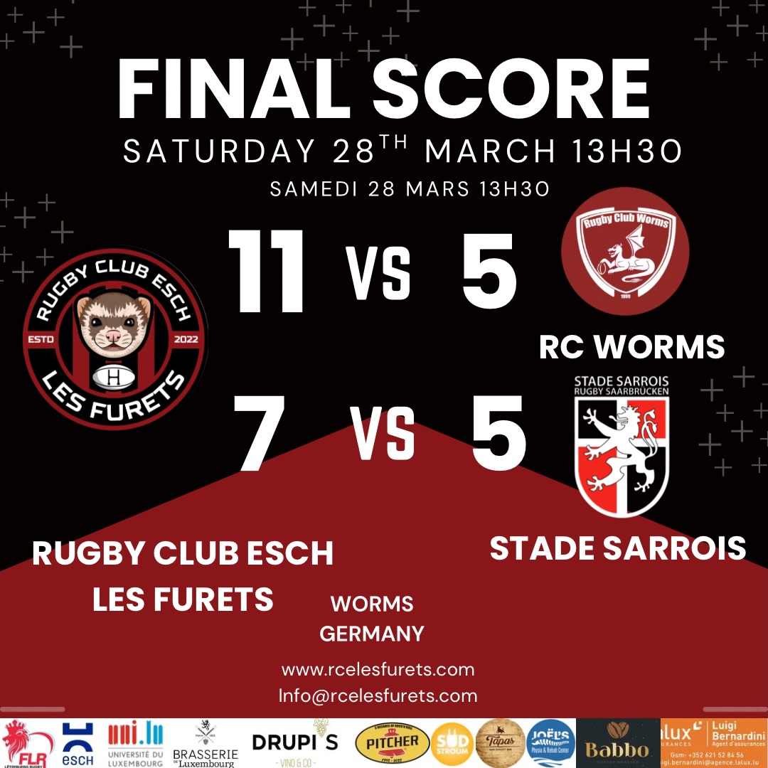 RCE Les Furets Vs RC Worms - MAR26