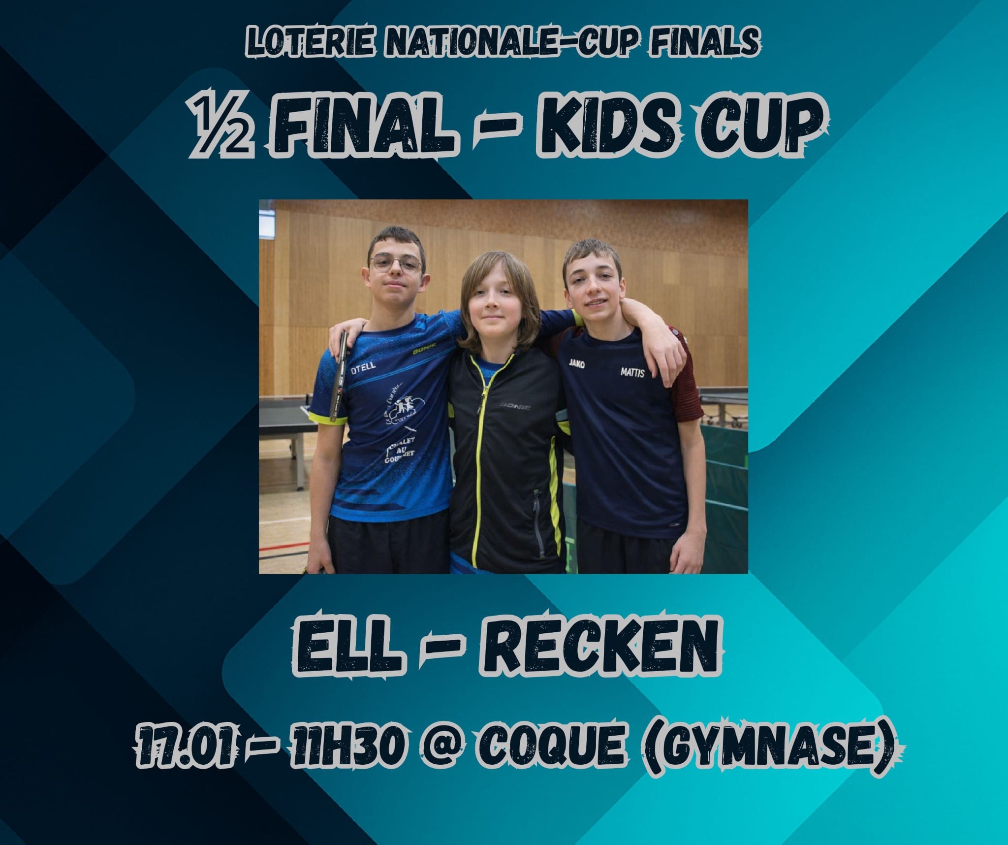 1/2-Final Kids-Cup an der Coque