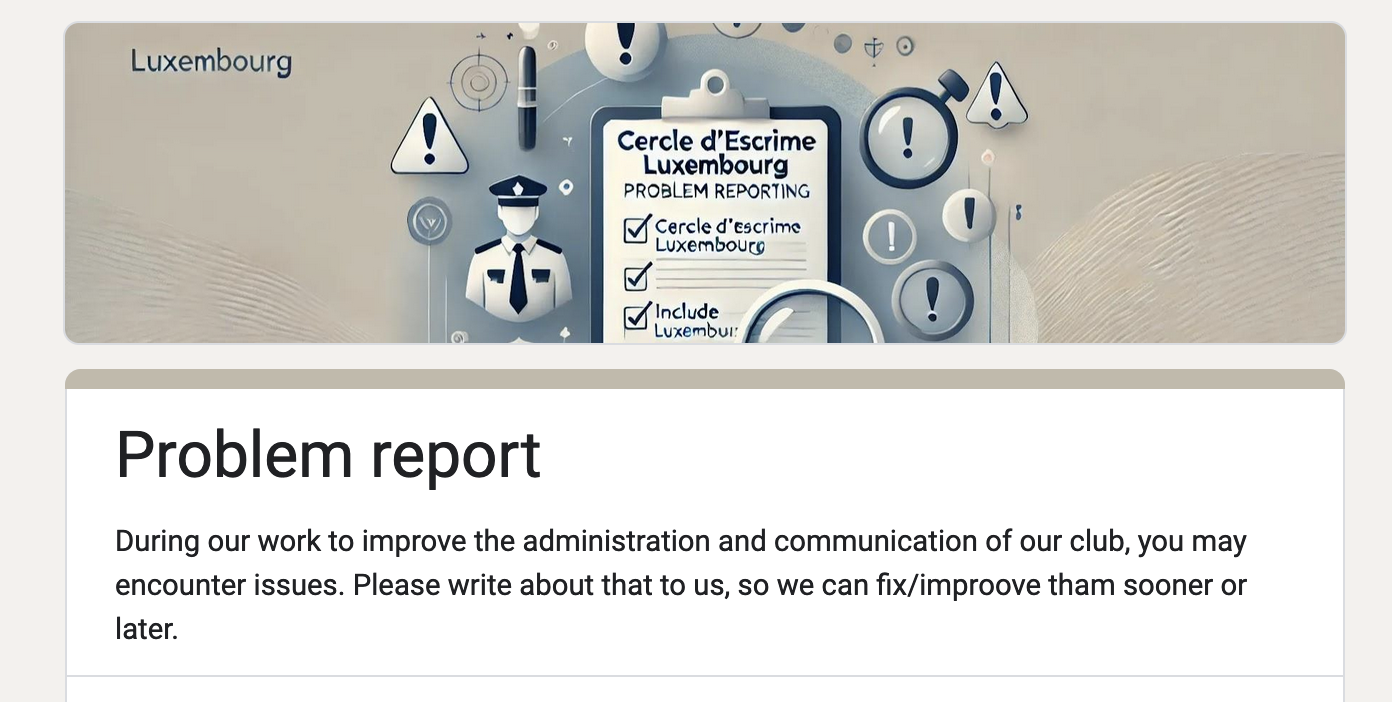 Report a problem