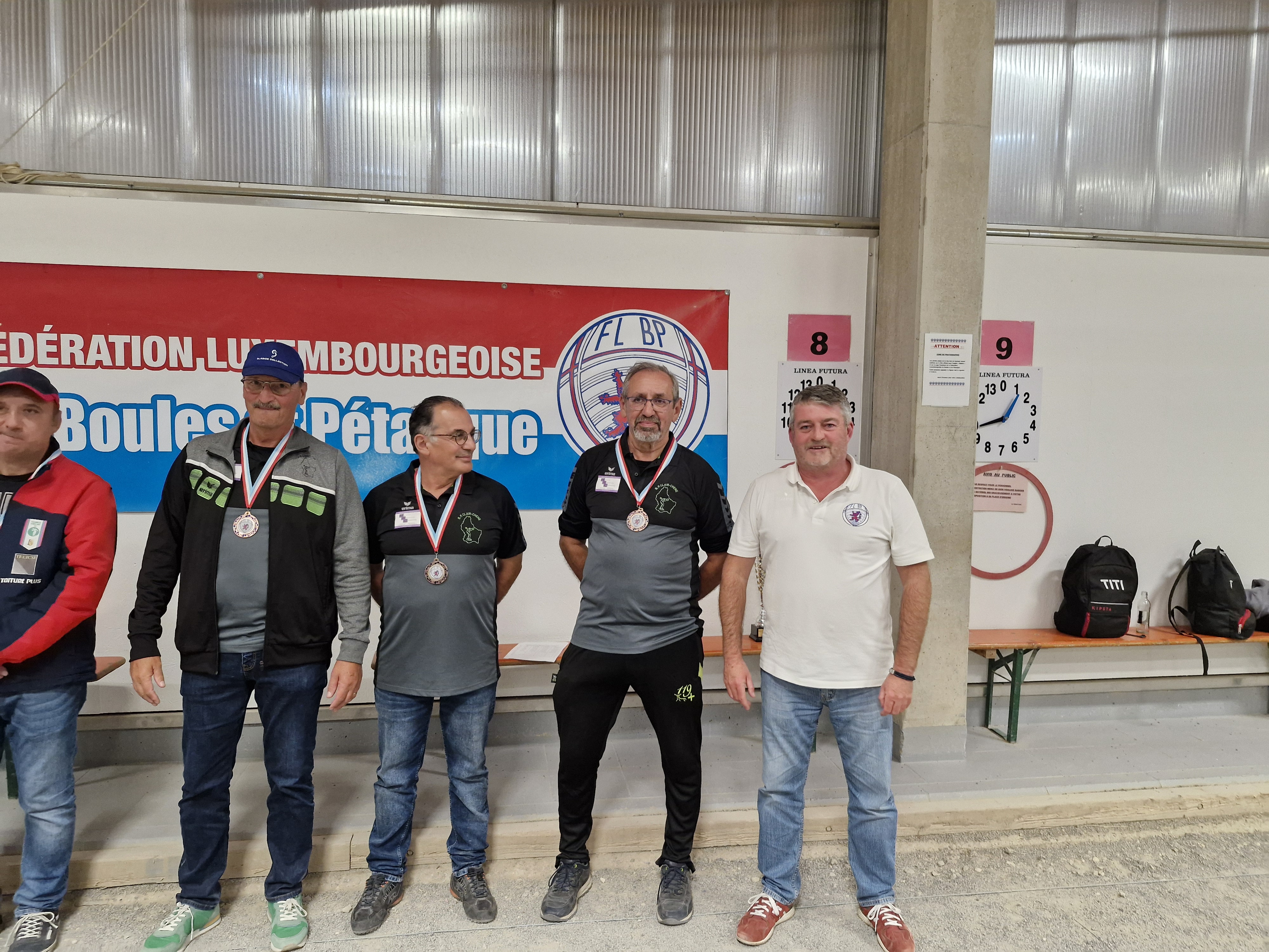 National Triplettes Hommes 2024 3ème place  Nico J. -Bruno - Jean-Paul 