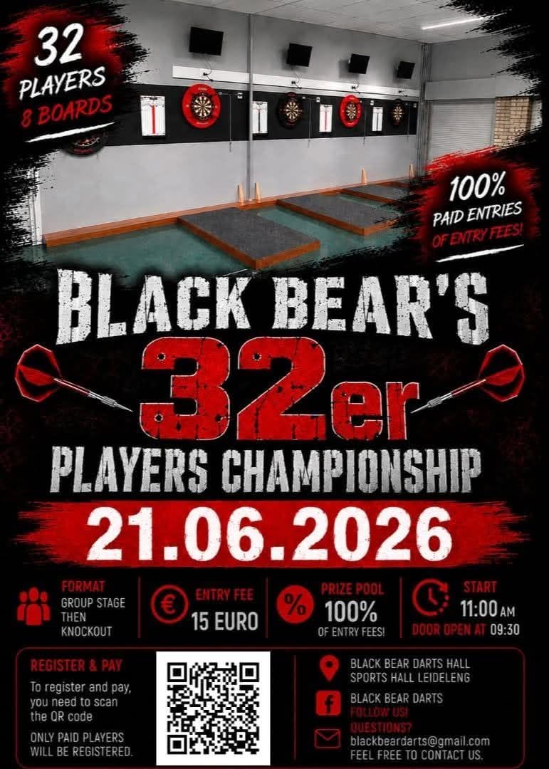 Black Bear Darts 32er Players Championship