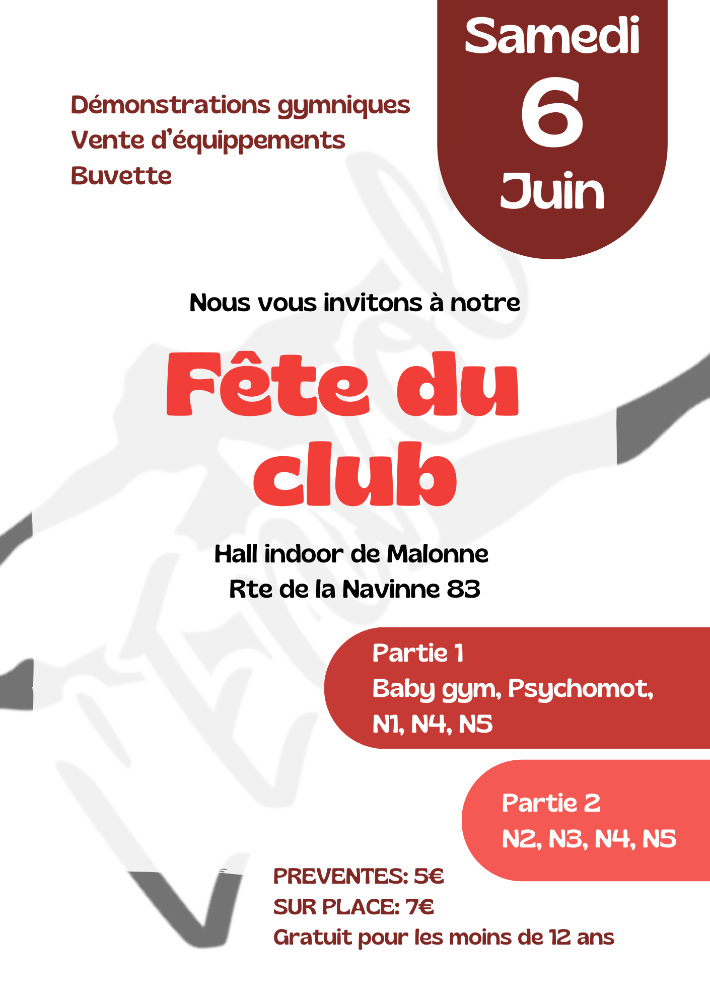 Fête du club 2026