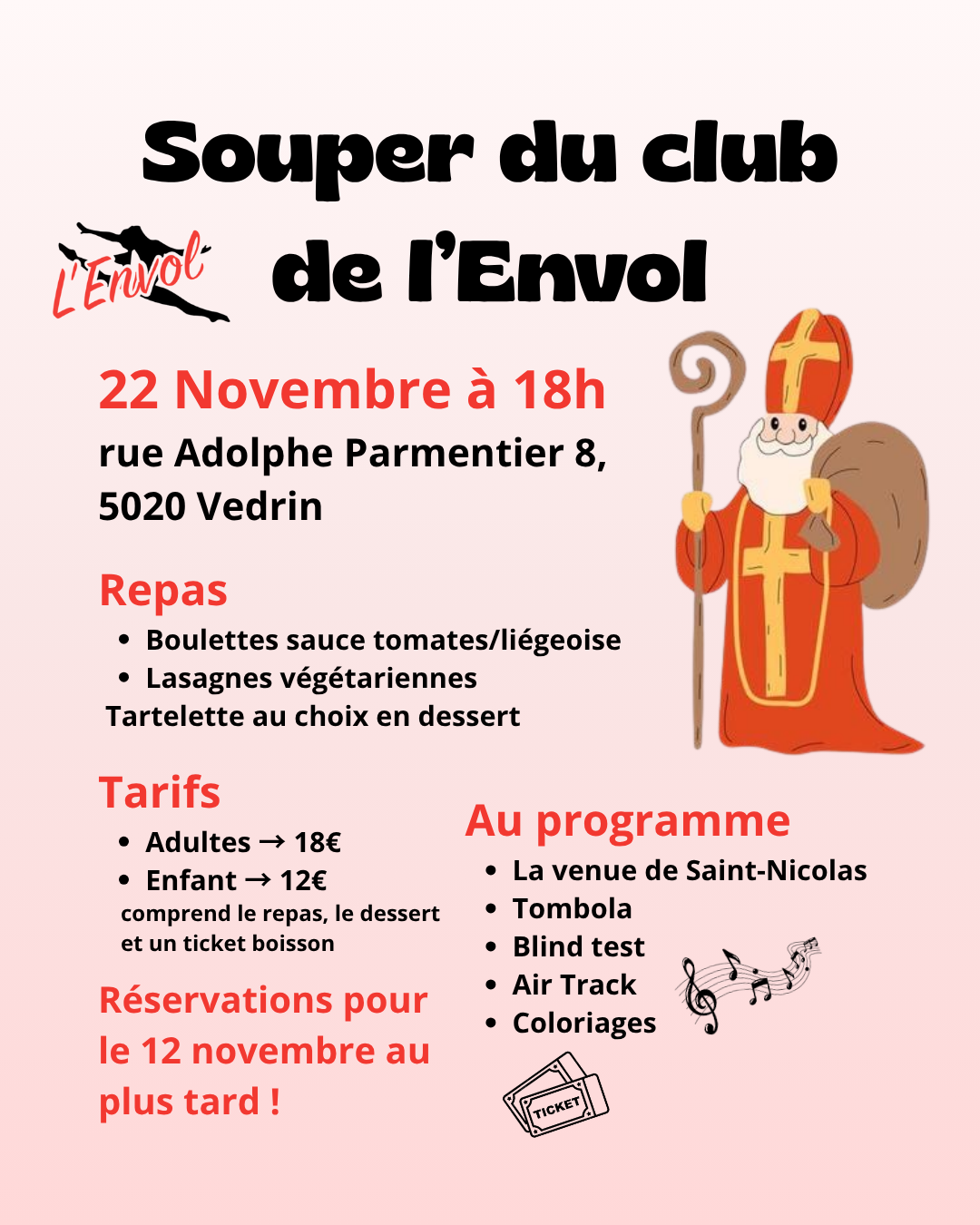 Les inscriptions à notre souper annuel sont lancées 🎉 