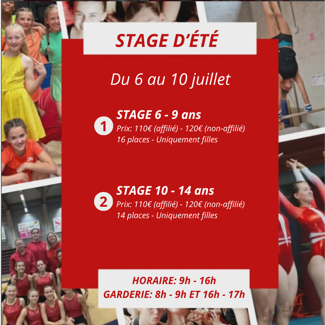 Stages été 2026