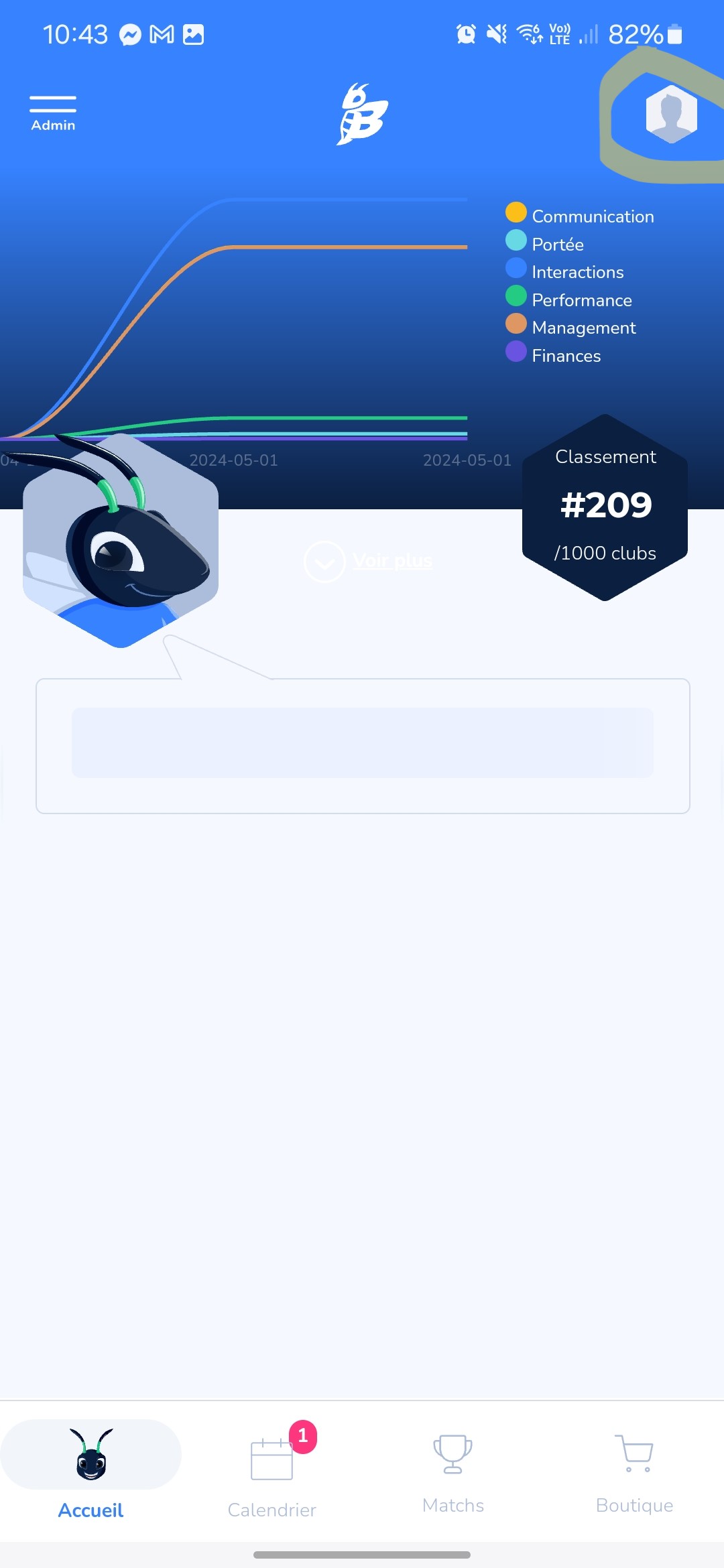 Utilisation de l'application Clubee