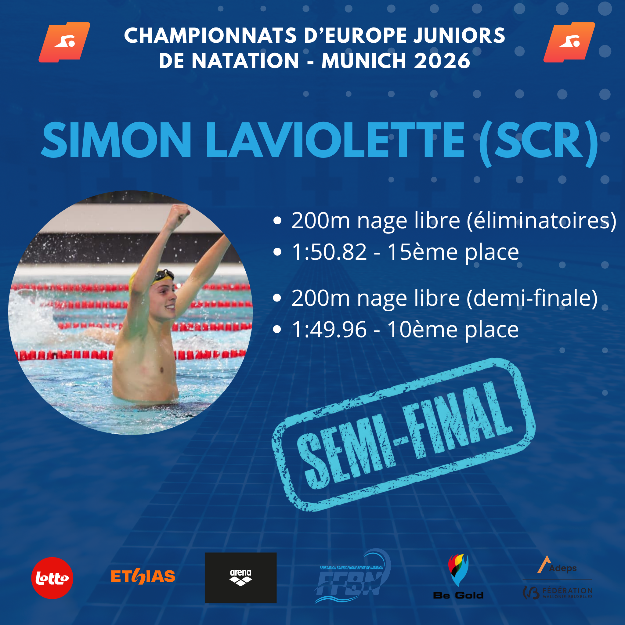CEJ Natation - Jour 1
