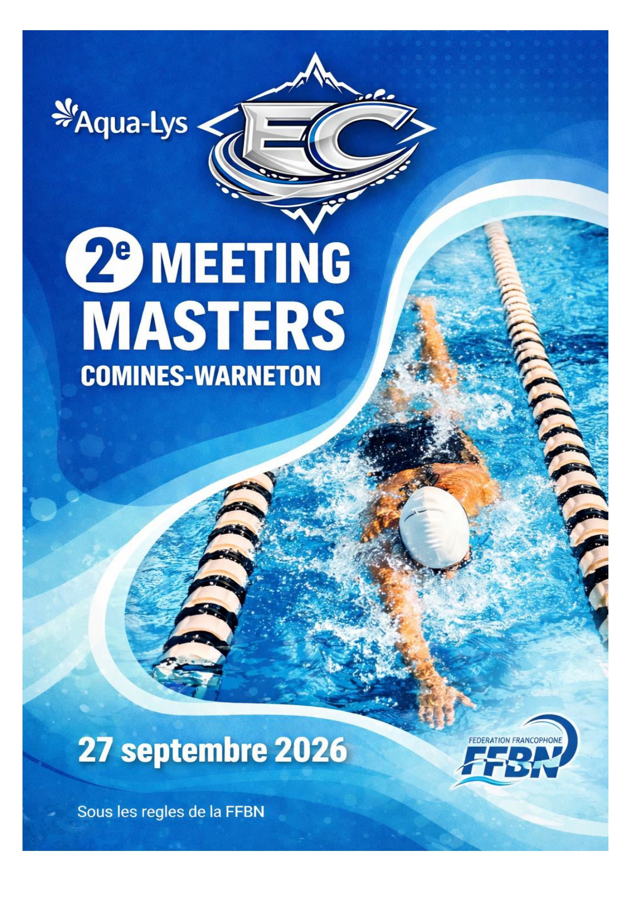 2ème Meeting Masters de la ville de Comines Warneton
