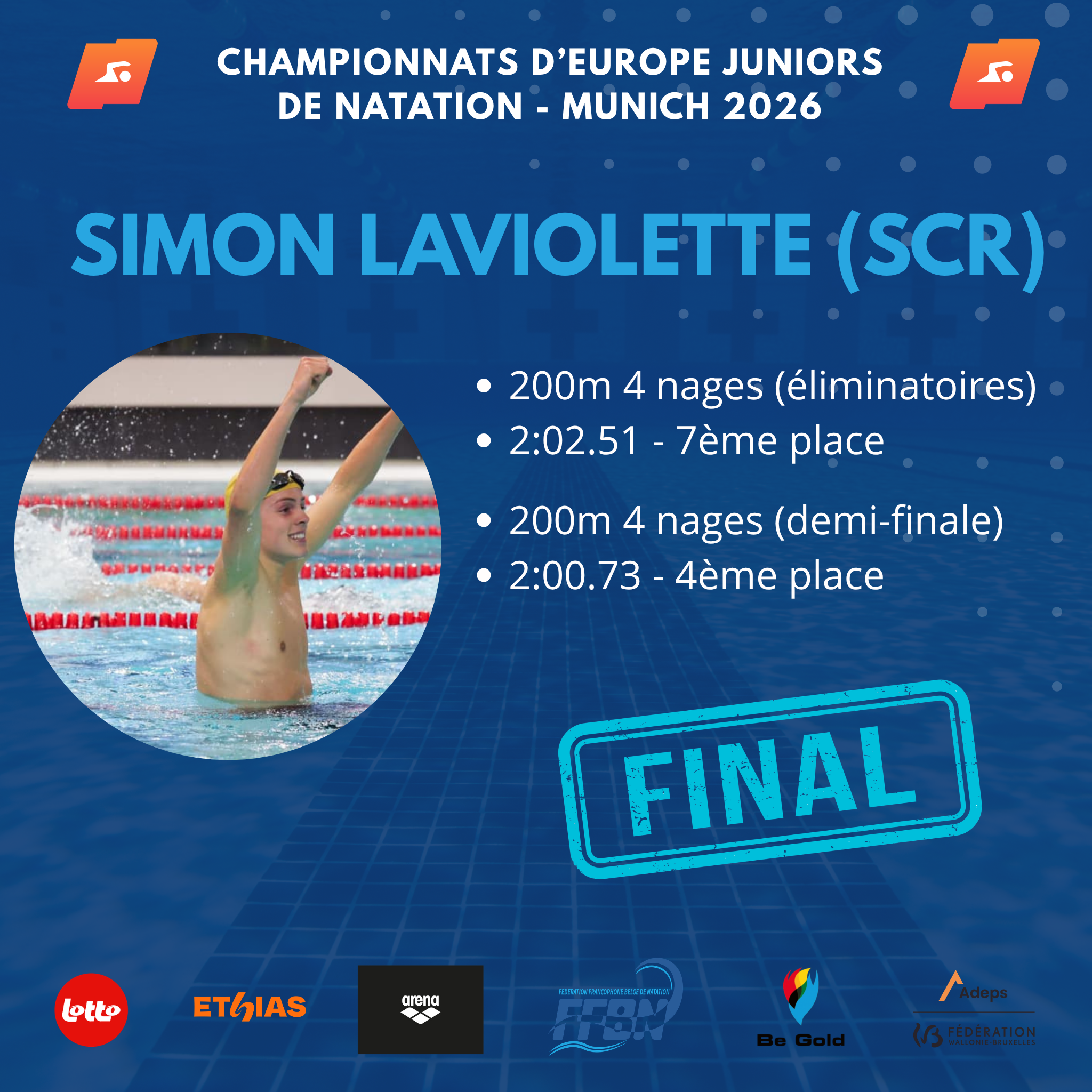 CEJ Natation - Jour 2