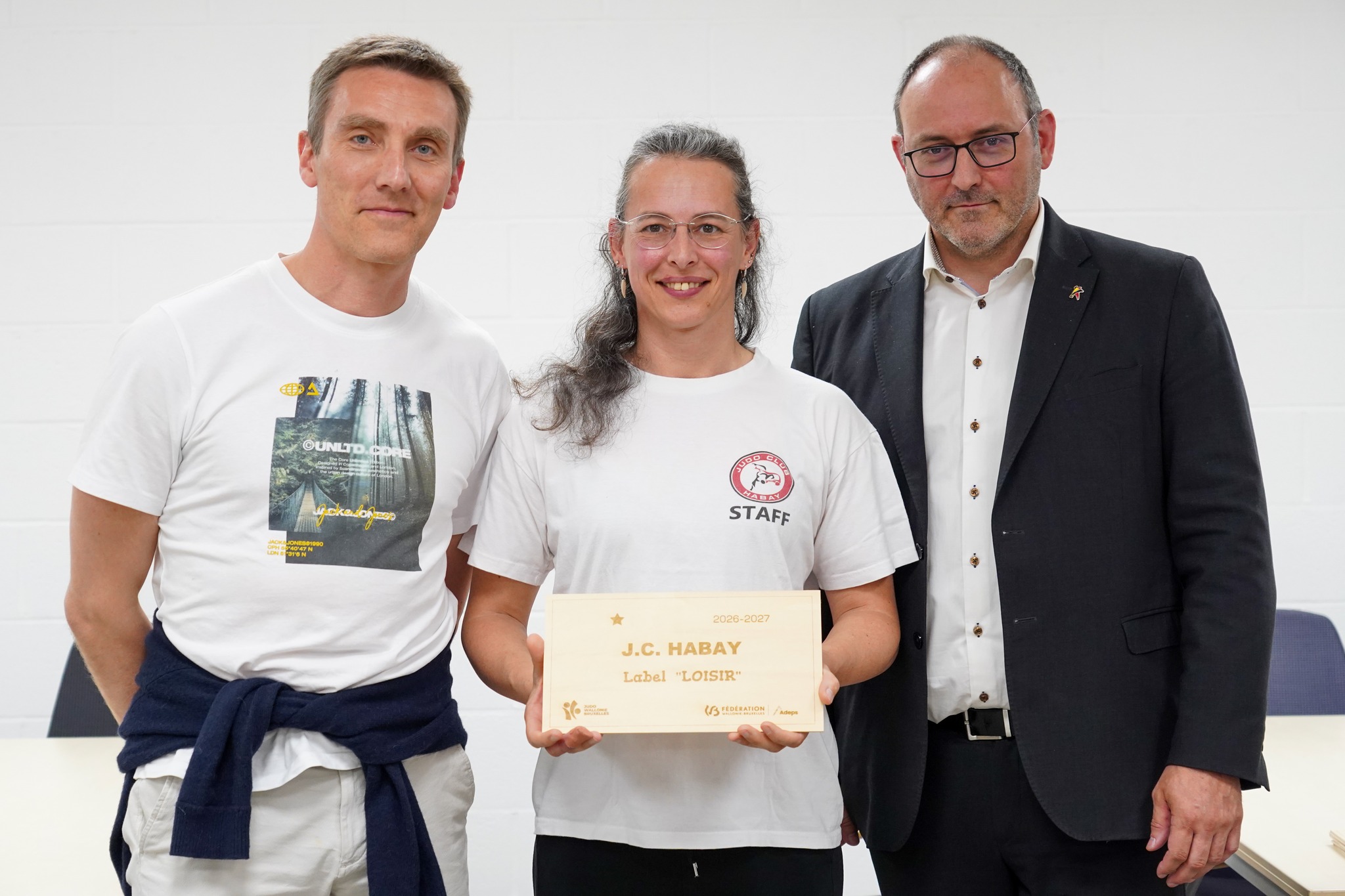 Remise officielle : le label "Loisir" pour le Judo Club Habay