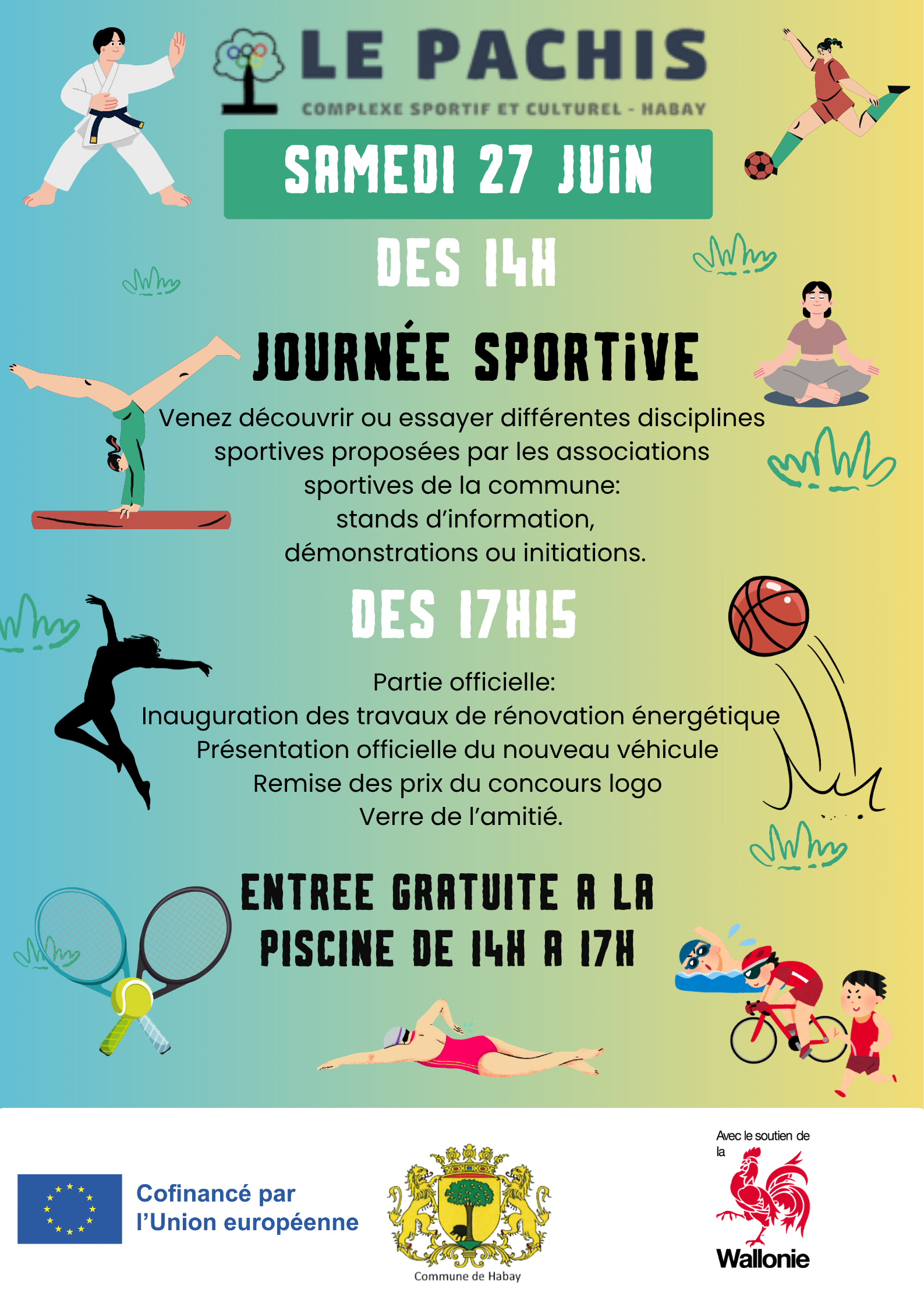 Le JudoClub Habay à la journée sportive du Pachis ce 27 juin !