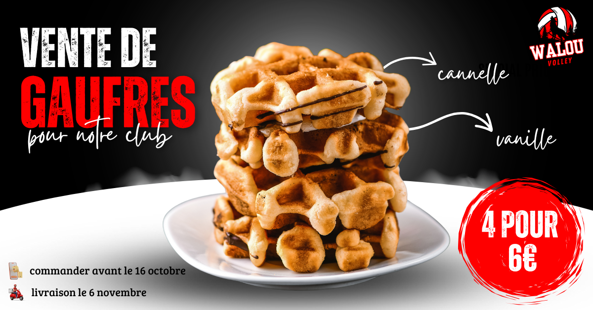 Vente annuelle de gaufres ! 