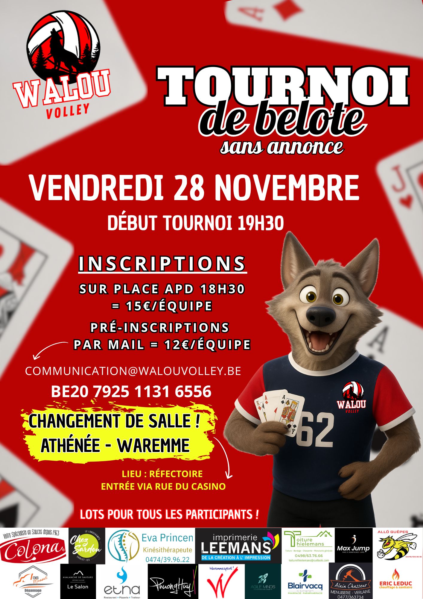 Tournoi de belote !