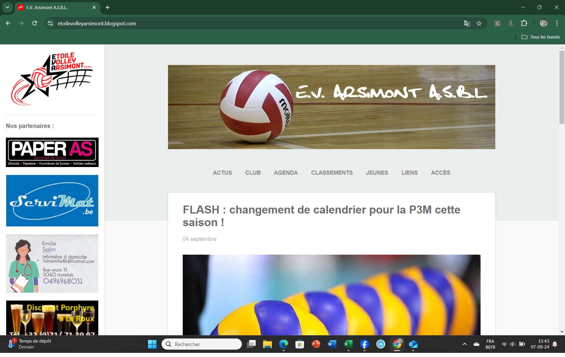 Visitez aussi le site web de l'E.V. Arsimont