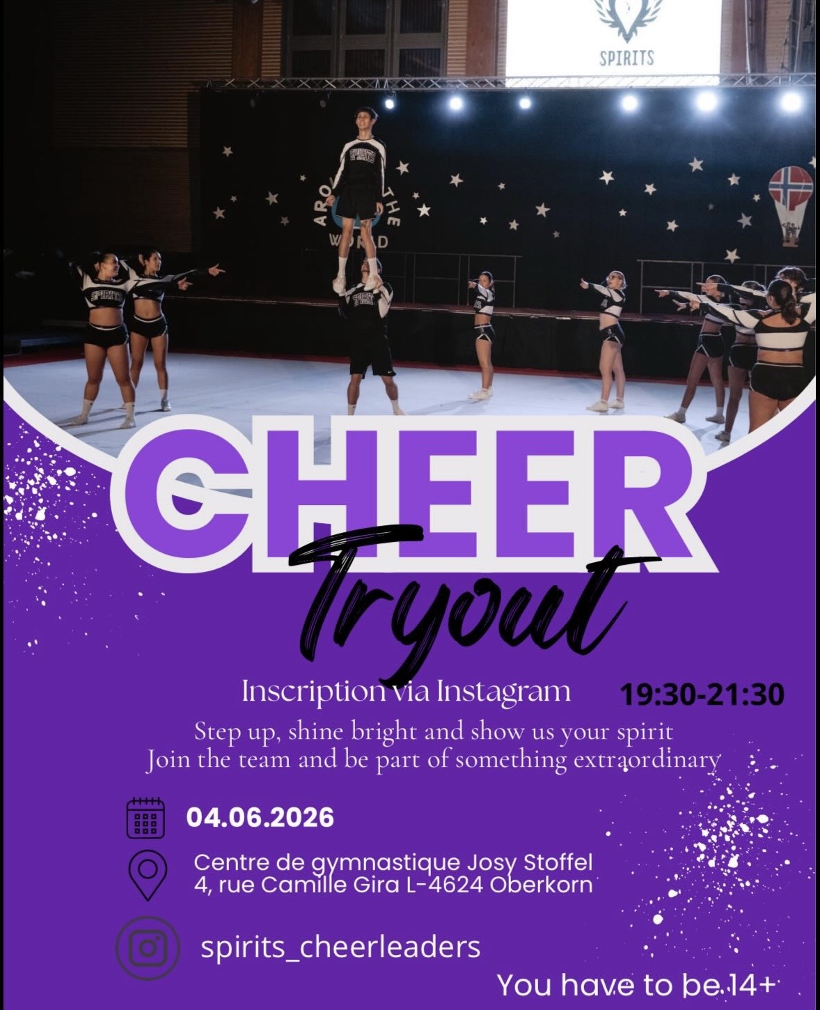 CHEER Tryout