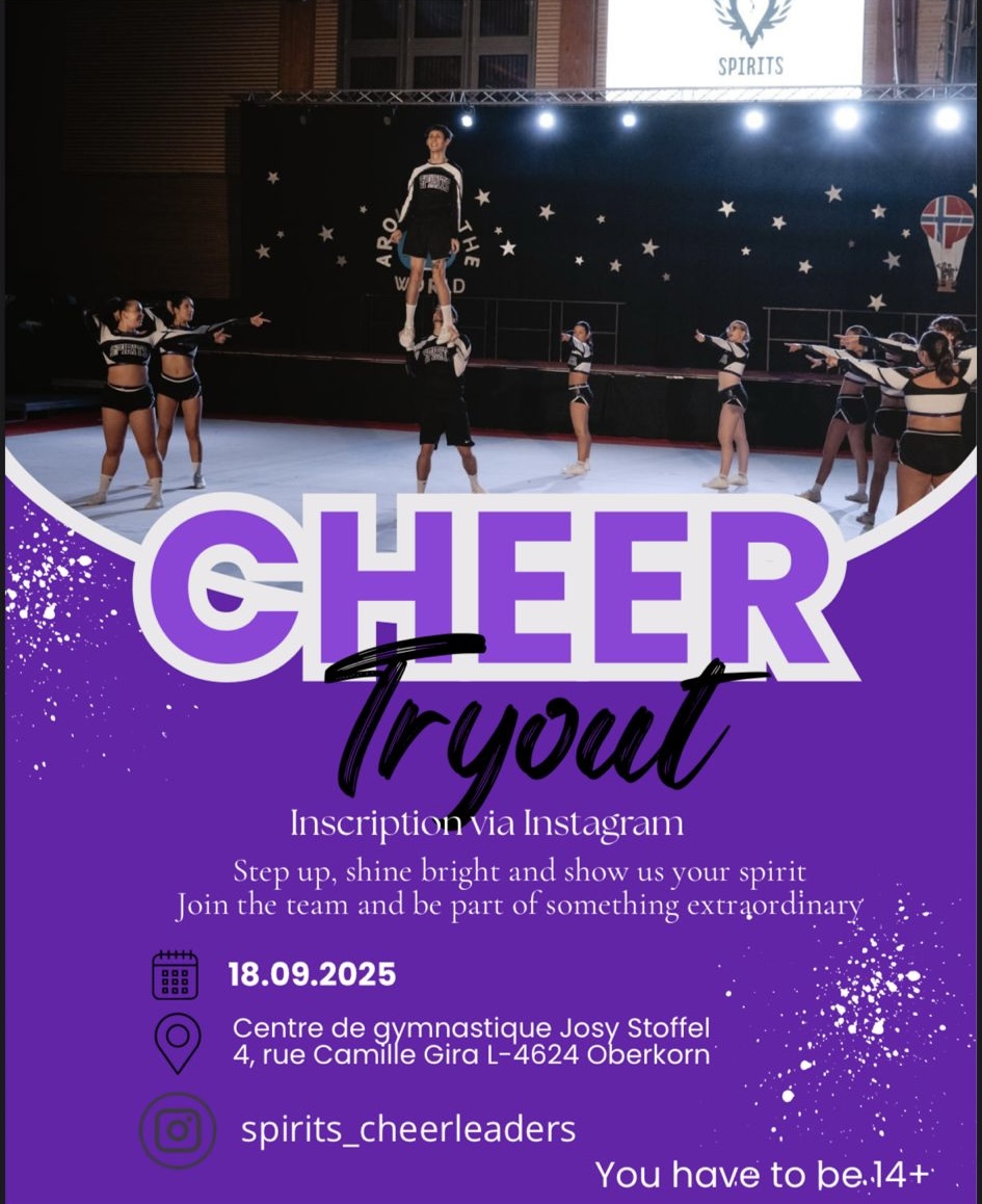 CHEER TRYOUT