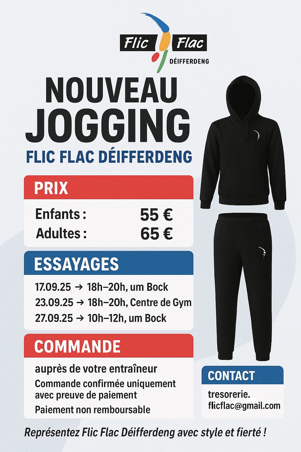 Essayage - Nouveau Jogging FFD