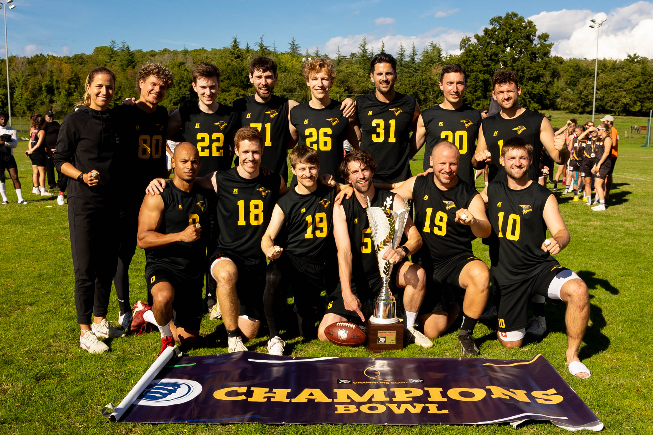 Europas Nummer 1: ASVZ Blackbirds gewinnen die „Champions League“ des Flag Football