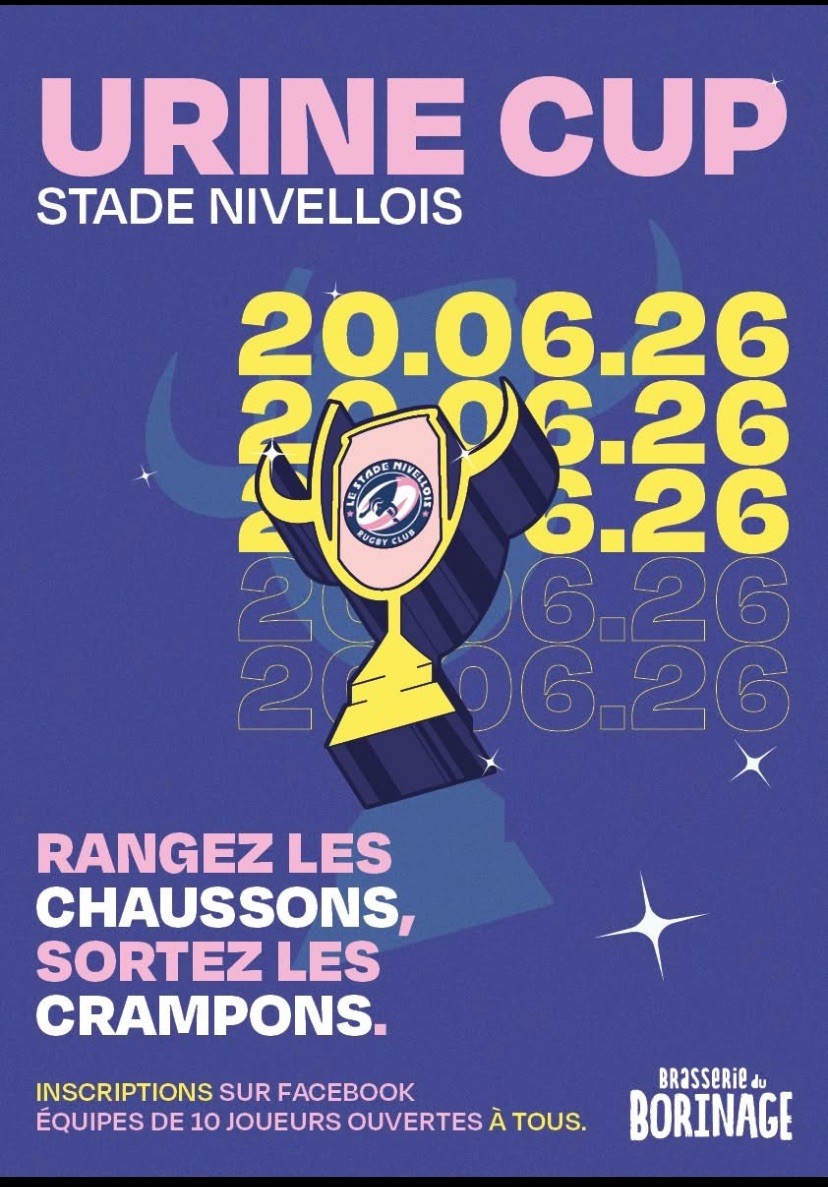Deuxième édition de l'Urine Cup le 20 juin 2026 au Stade Nivellois
