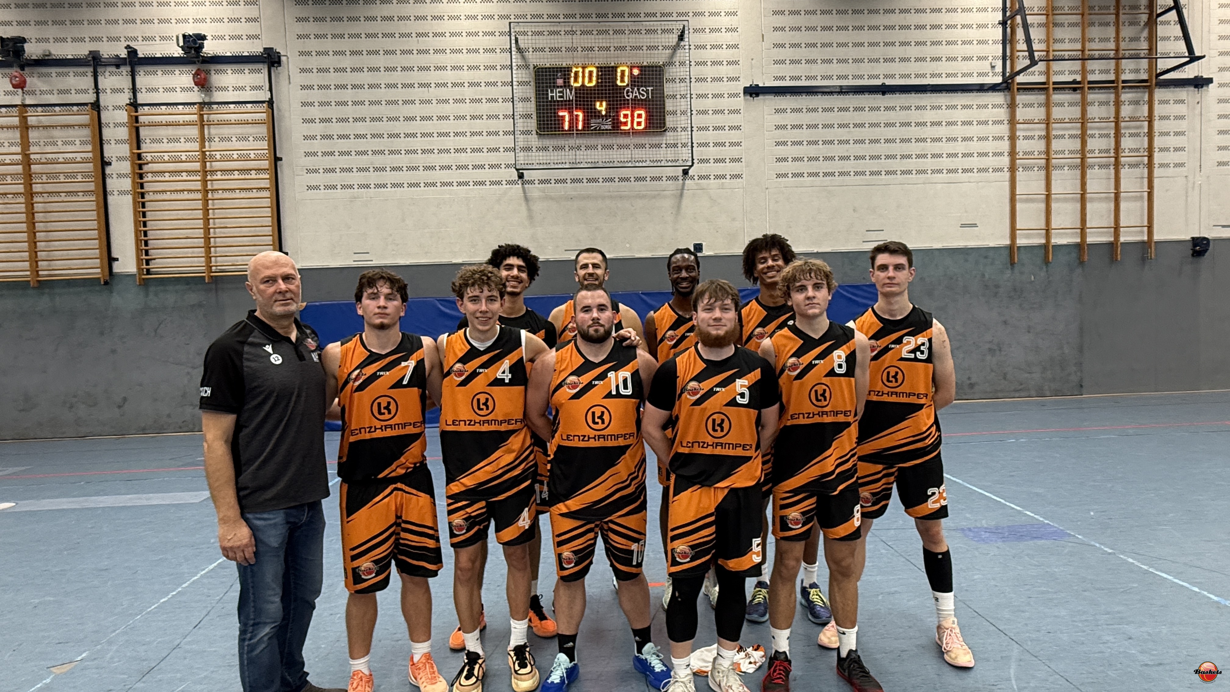 WBV-Pokal: Baskets ziehen souverän in sie 2. Runde ein