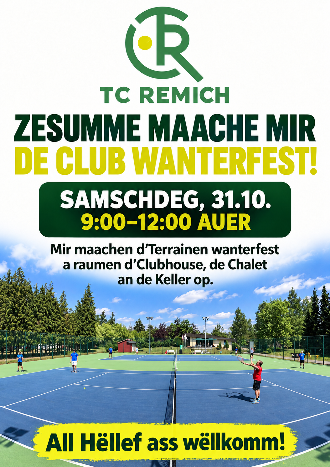 ZESUMME MAACHE MIR DE CLUB WANTERFEST!