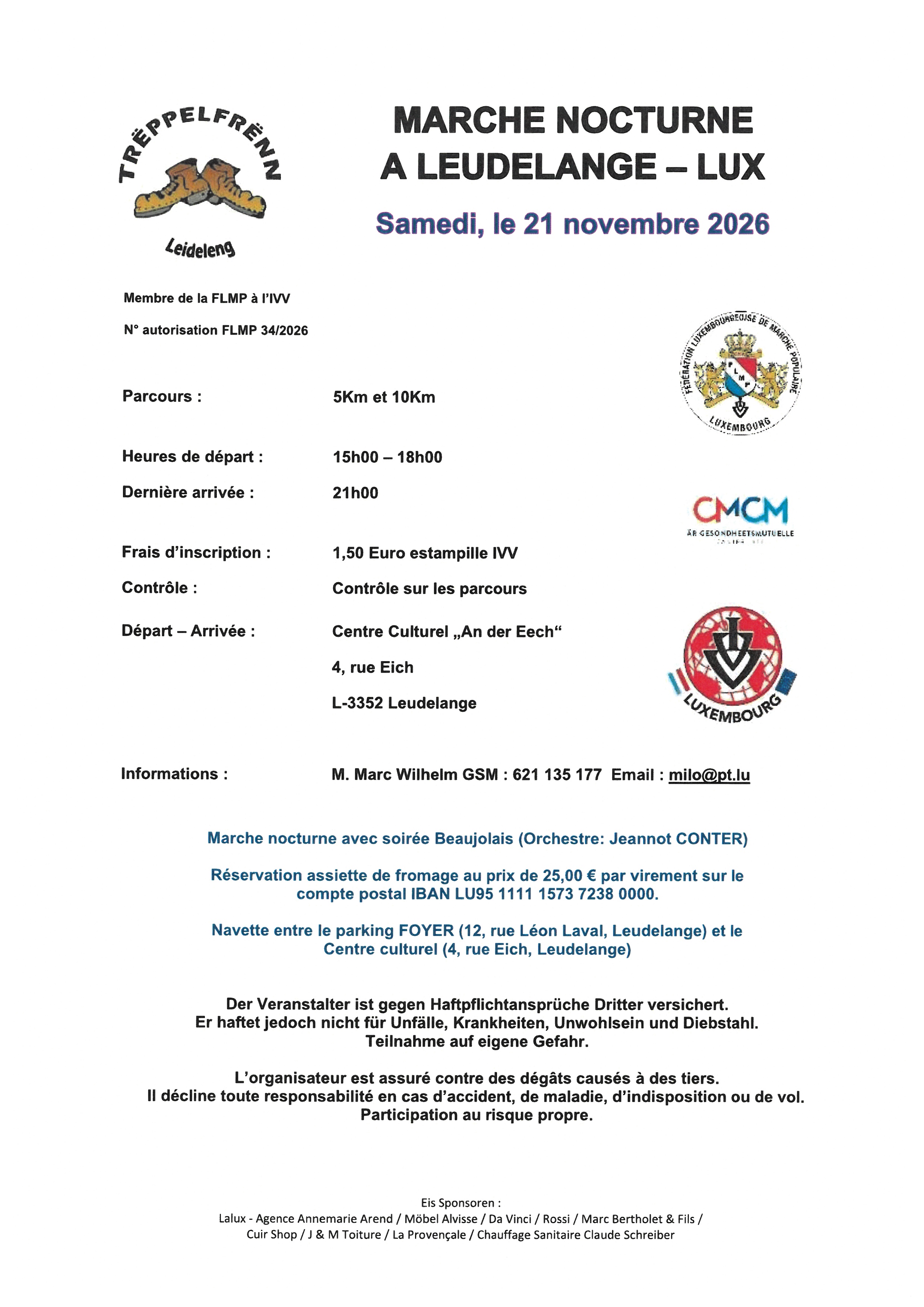 LEUDELANGE FLMP IVV NUETS - WANDERUNG