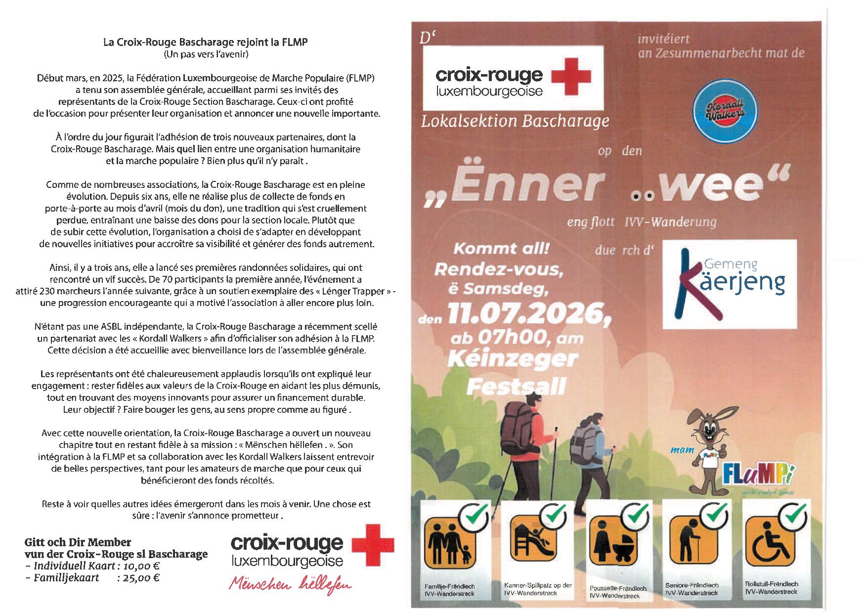 CLEMENCY FLMP IVV WANDERUNG + Semi-Marathon 