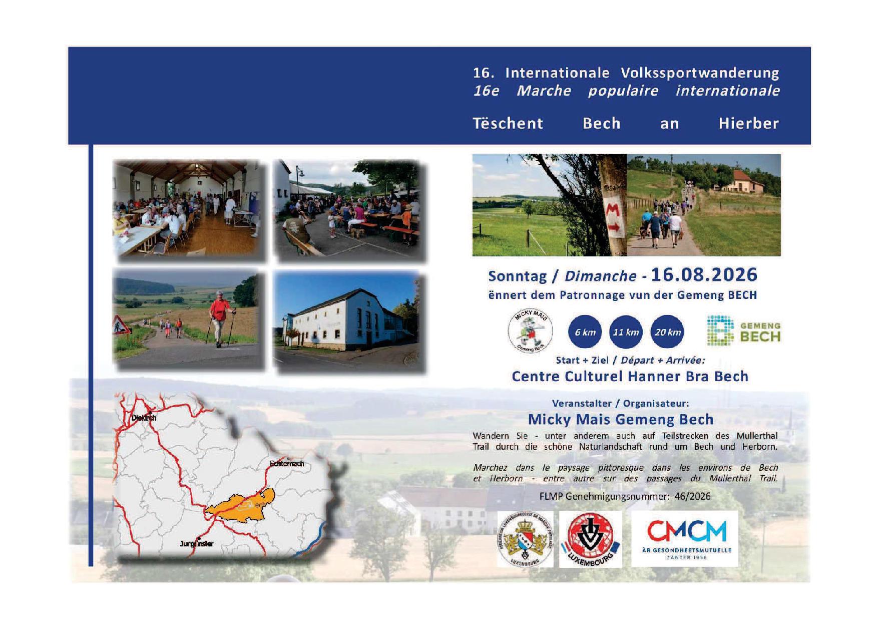 BECH FLMP IVV WANDERUNG