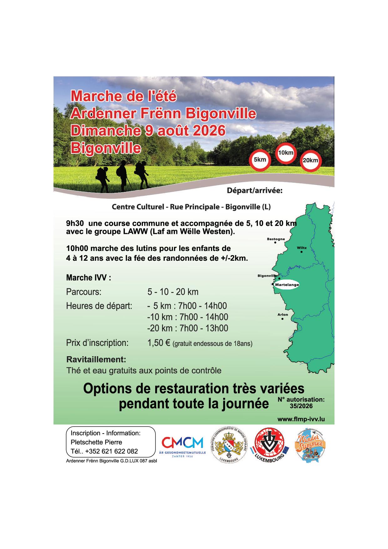 BIGONVILLE FLMP IVV WANDERUNG 