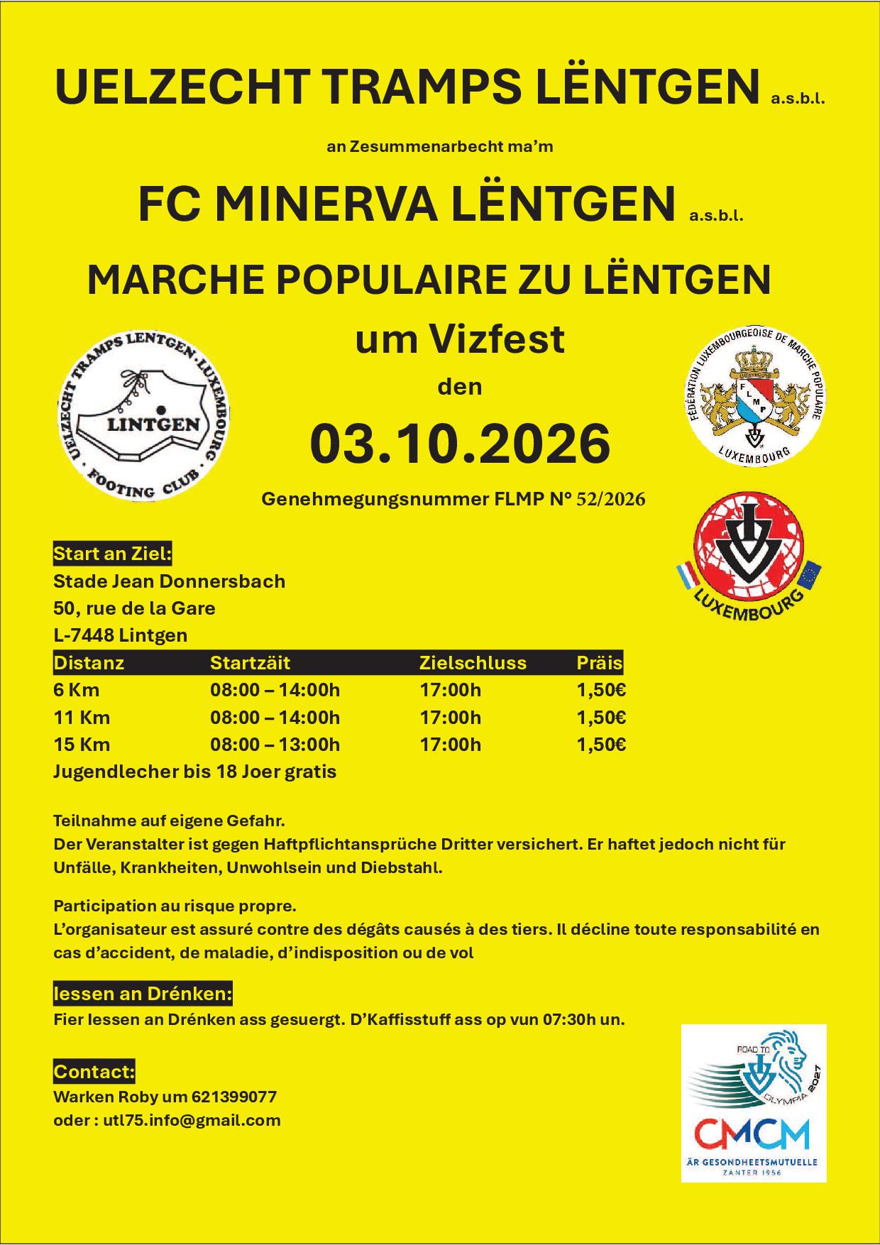 LINTGEN FLMP IVV VIZFEST-WANDERUNG 