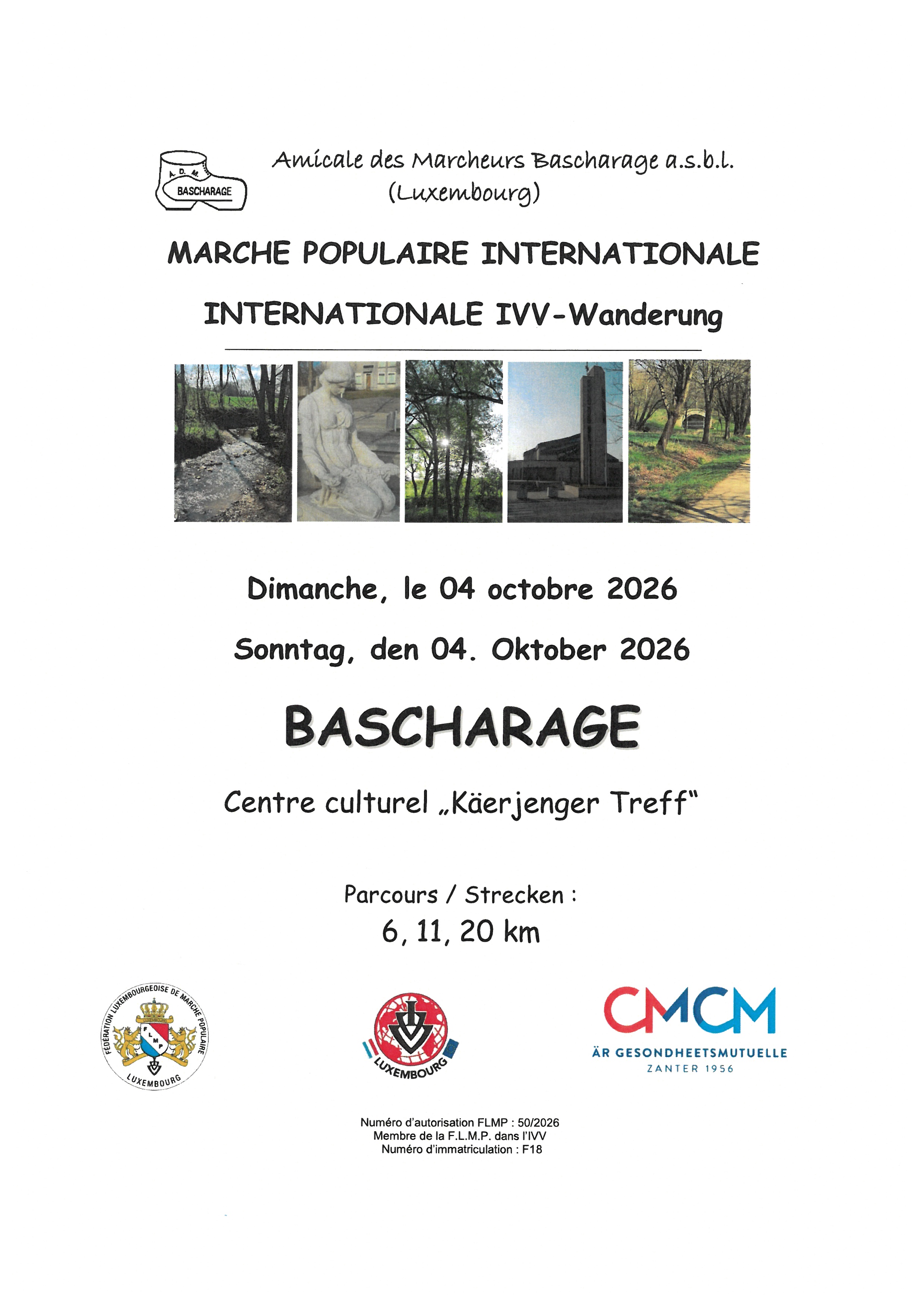 BASCHARAGE FLMP IVV WANDERUNG 