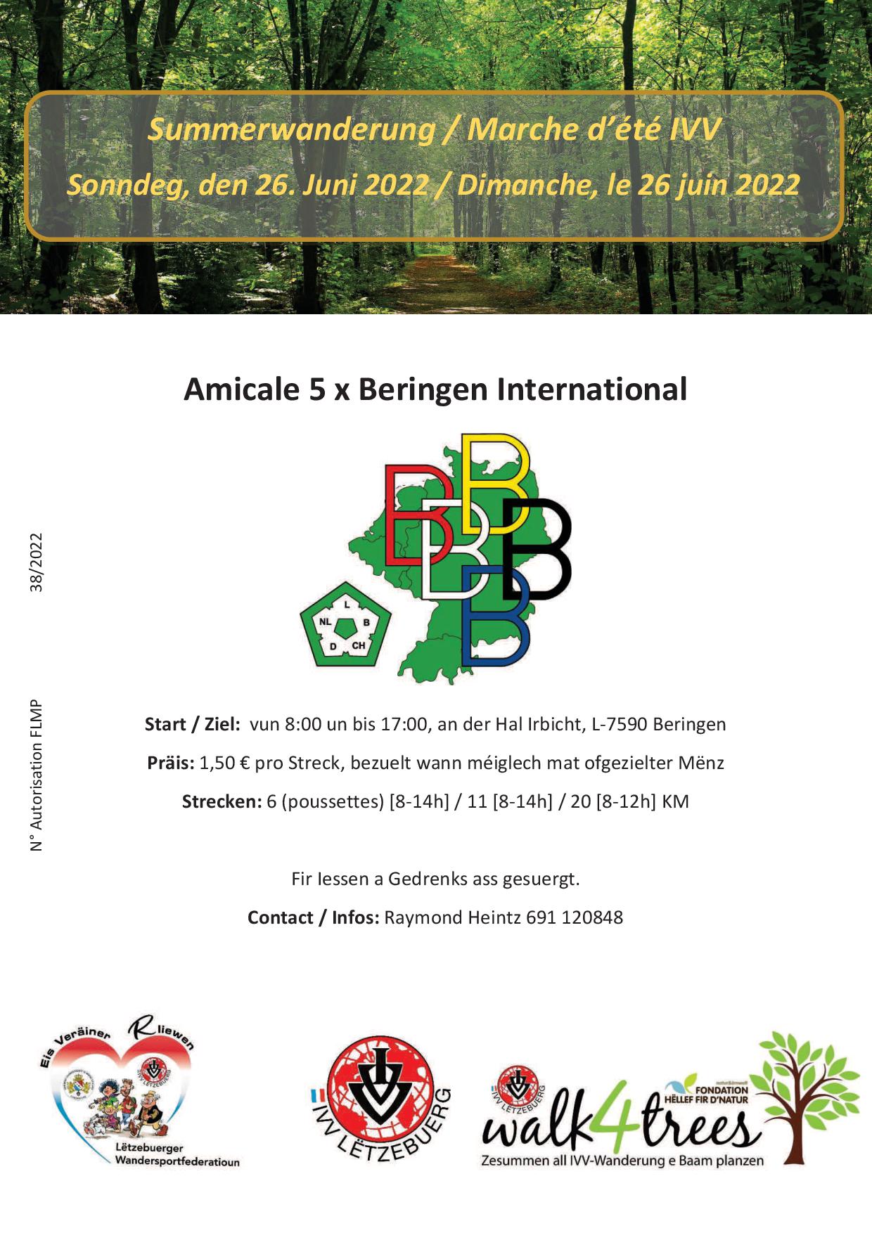 BERINGEN FLMP IVV WANDERUNG 