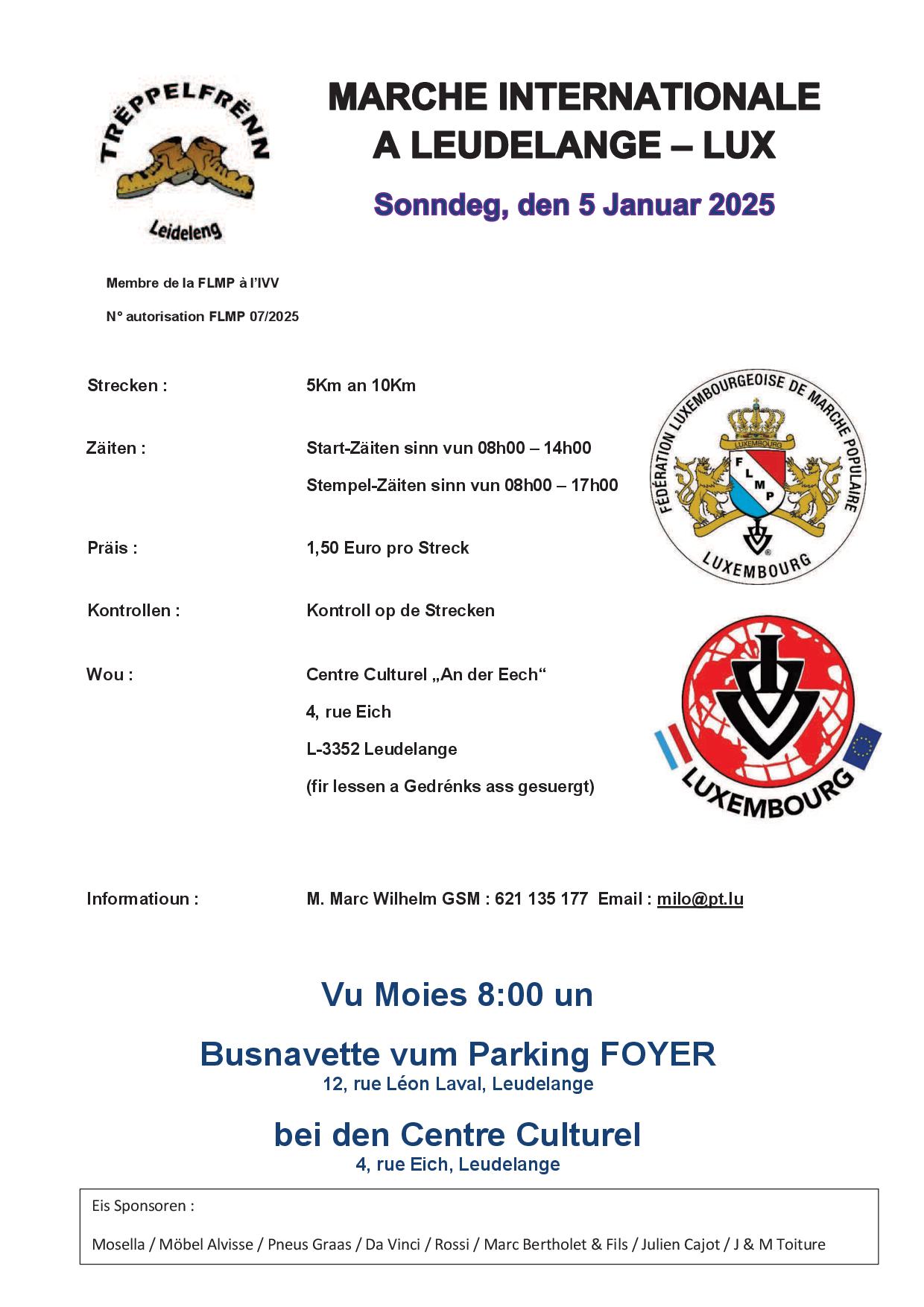 LEUDELANGE FLMP IVV WANDERUNG 