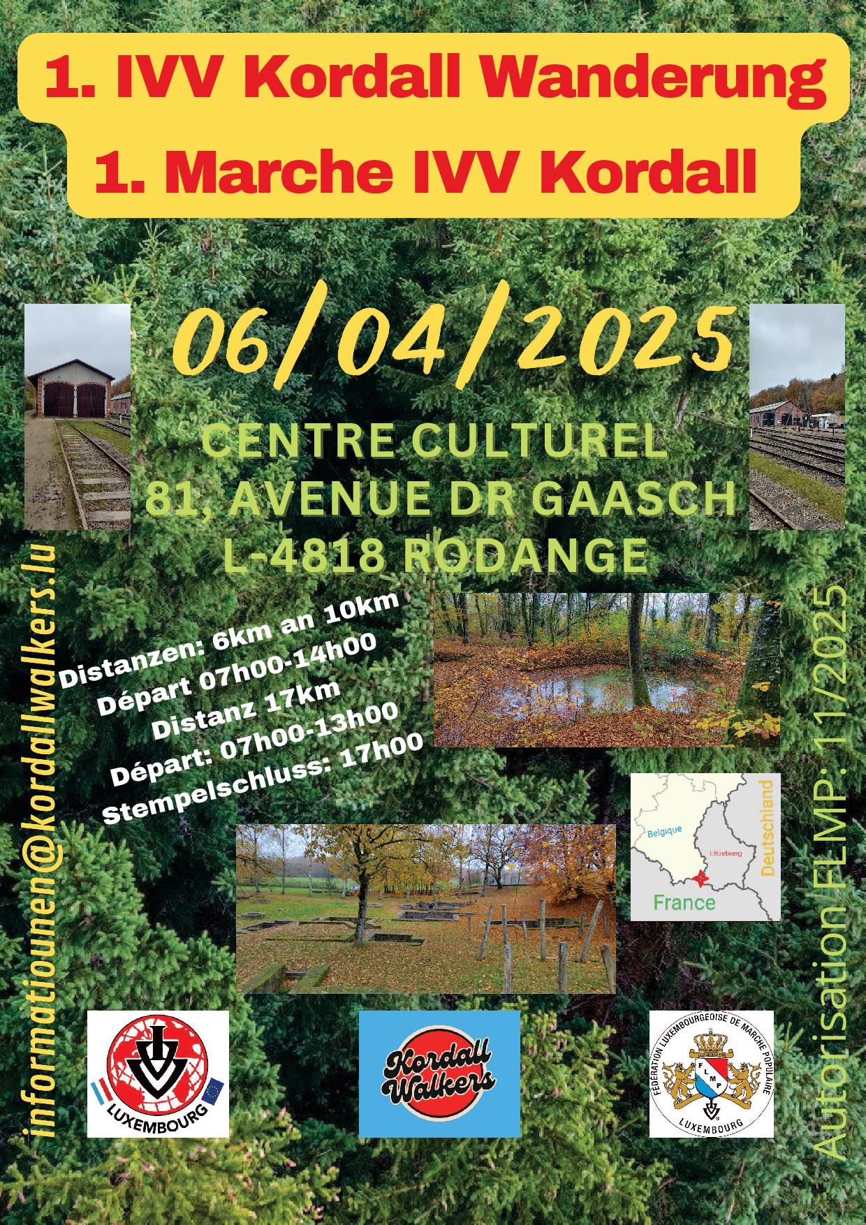 RODANGE 1. FLMP IVV WANDERUNG 