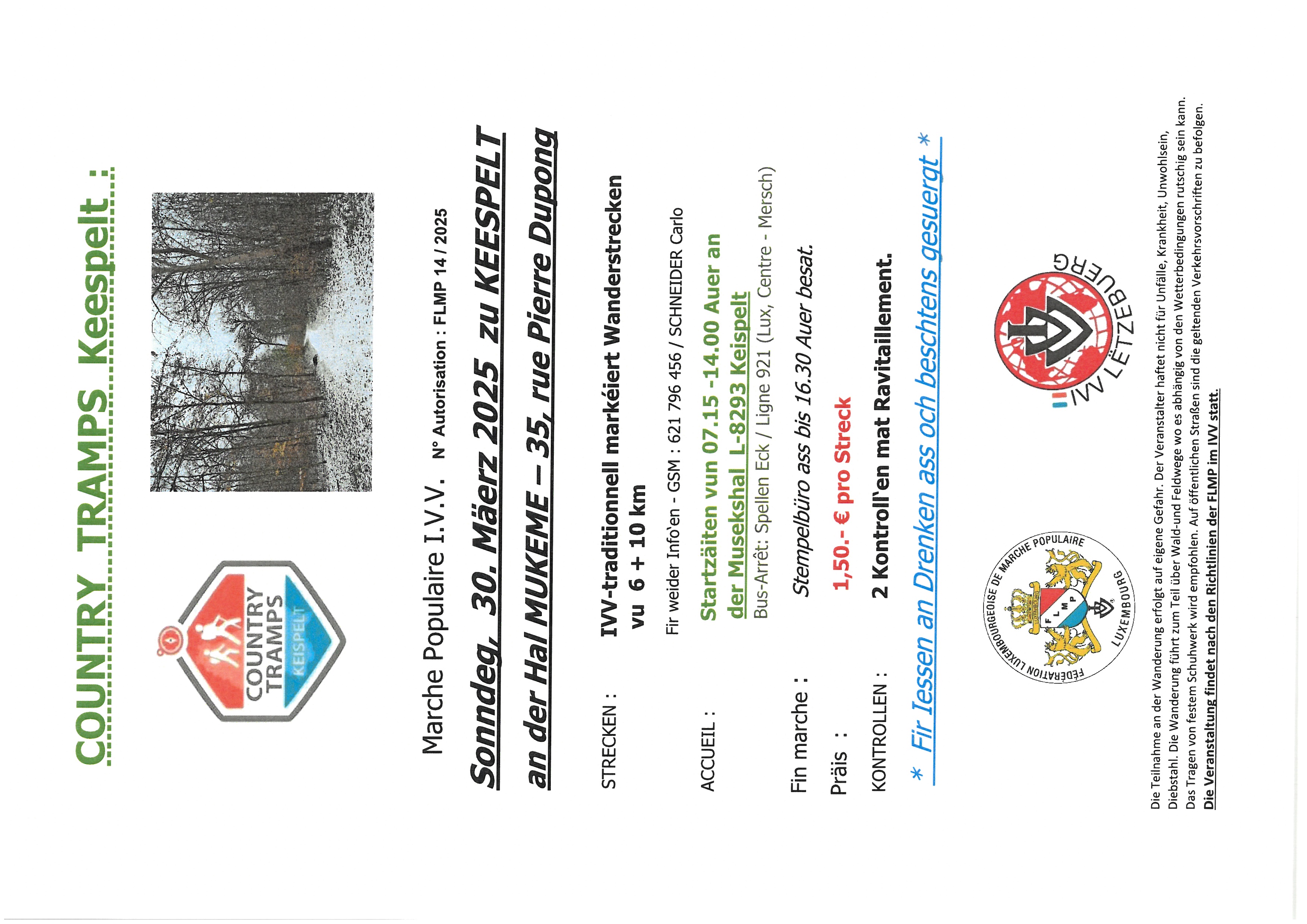 KEISPELT FLMP IVV WANDERUNG 