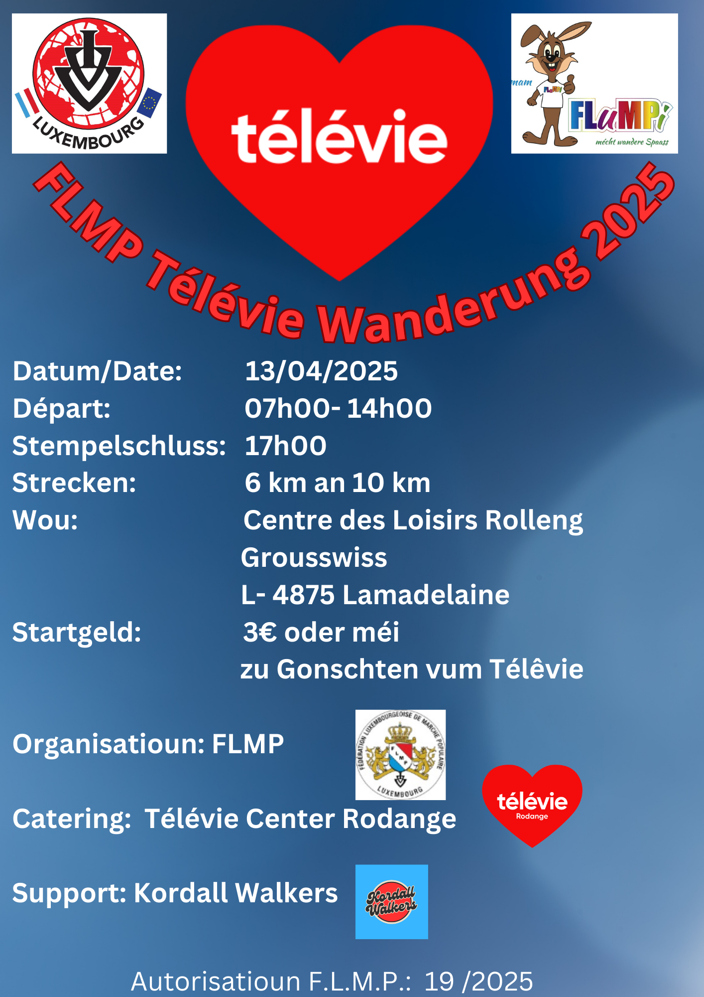 LAMADELAINE  FLMP IVV TELEVIE WANDERUNG 