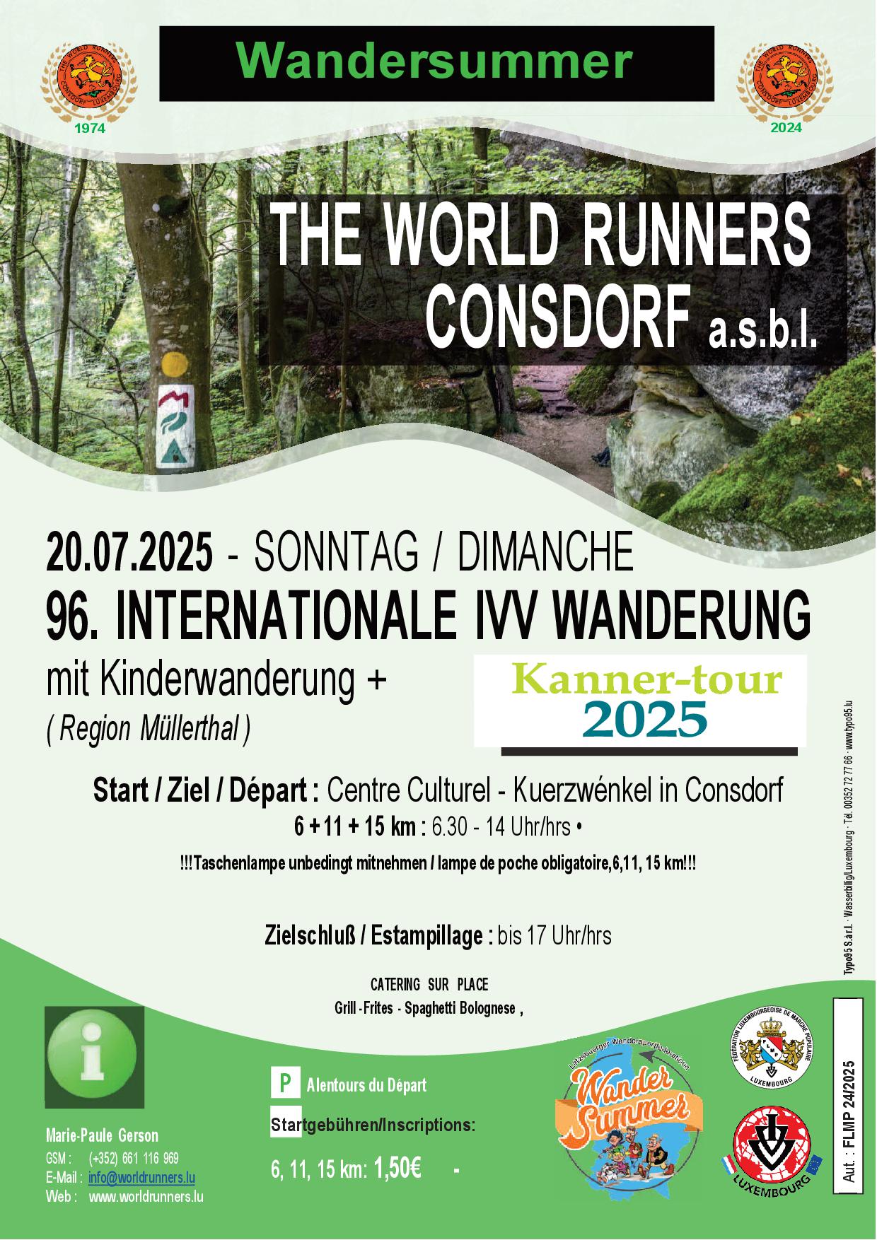 CONSDORF FLMP IVV WANDERUNG + KANNER TOUR 