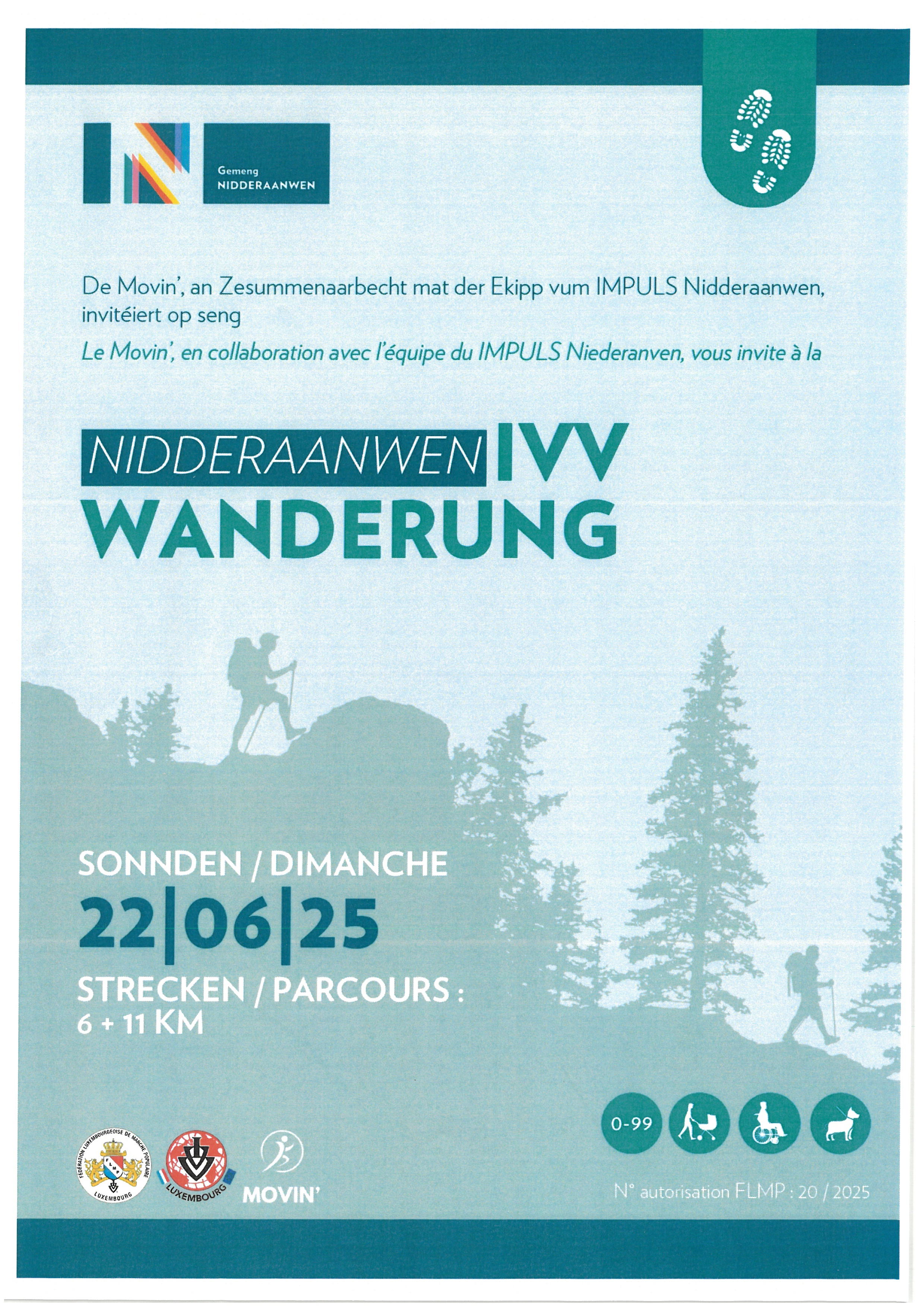 NIEDERANVEN FLMP IVV WANDERUNG 