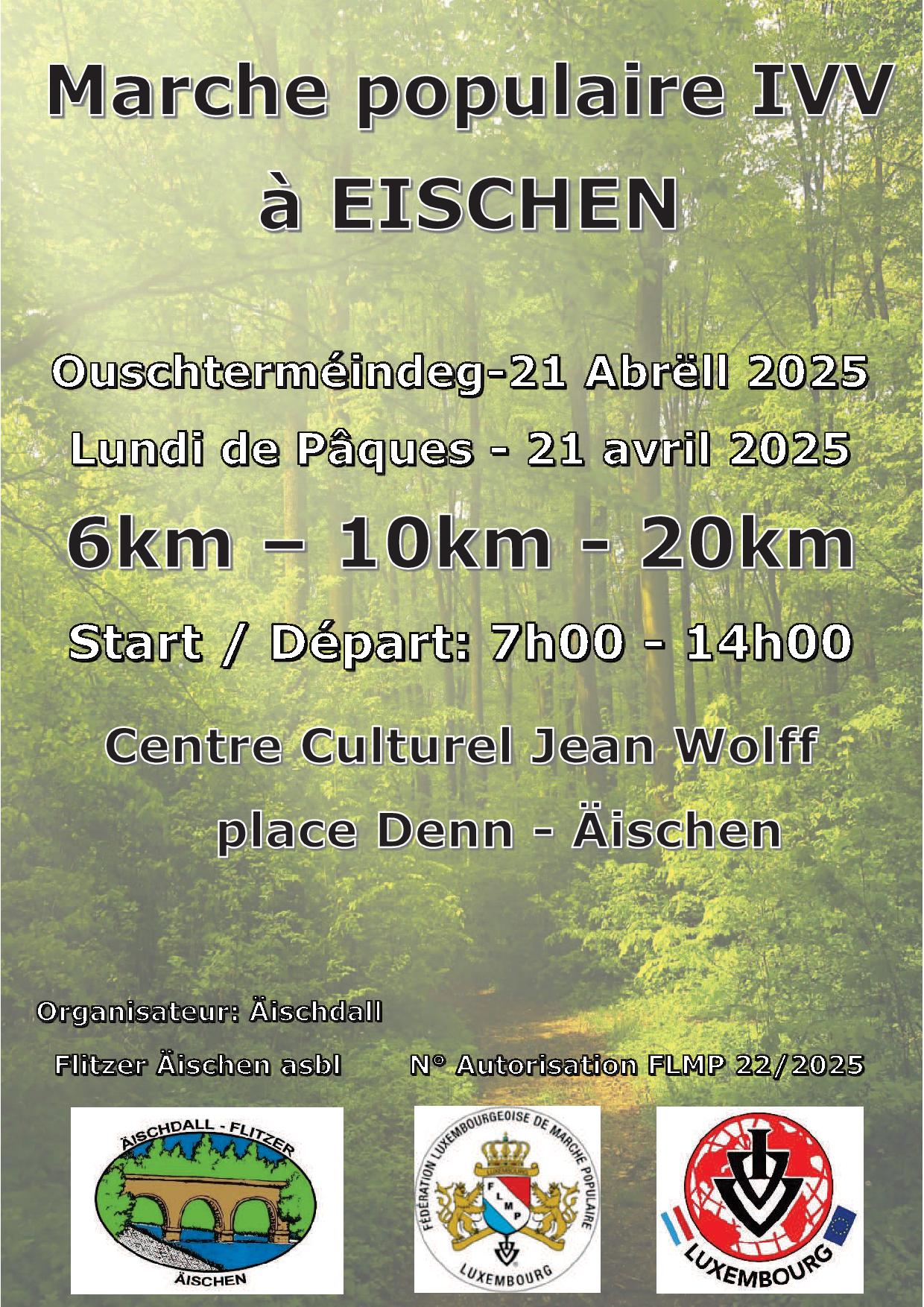 EISCHEN FLMP IVV OSTERMONTAGWANDERUNG