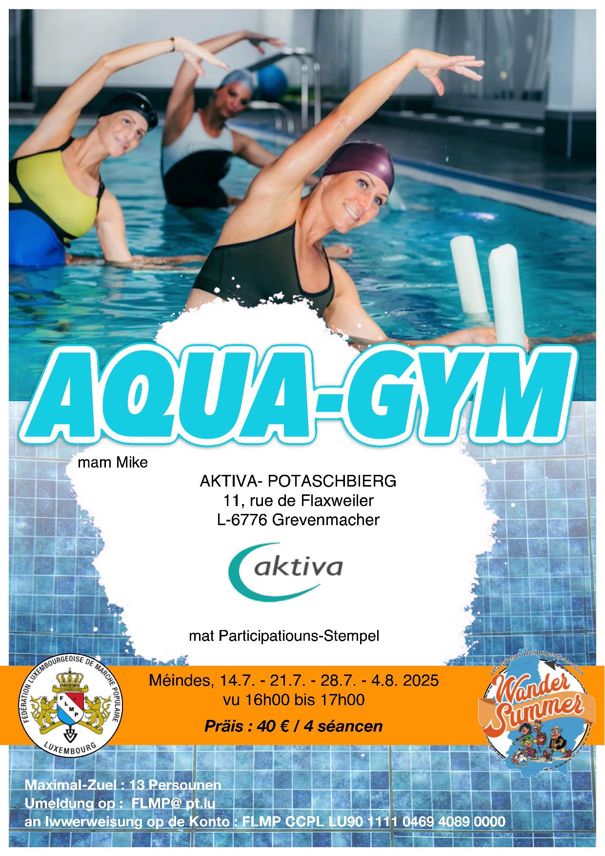 GREVENMACHER FLMP AQUA-GYM SOLD OUT 