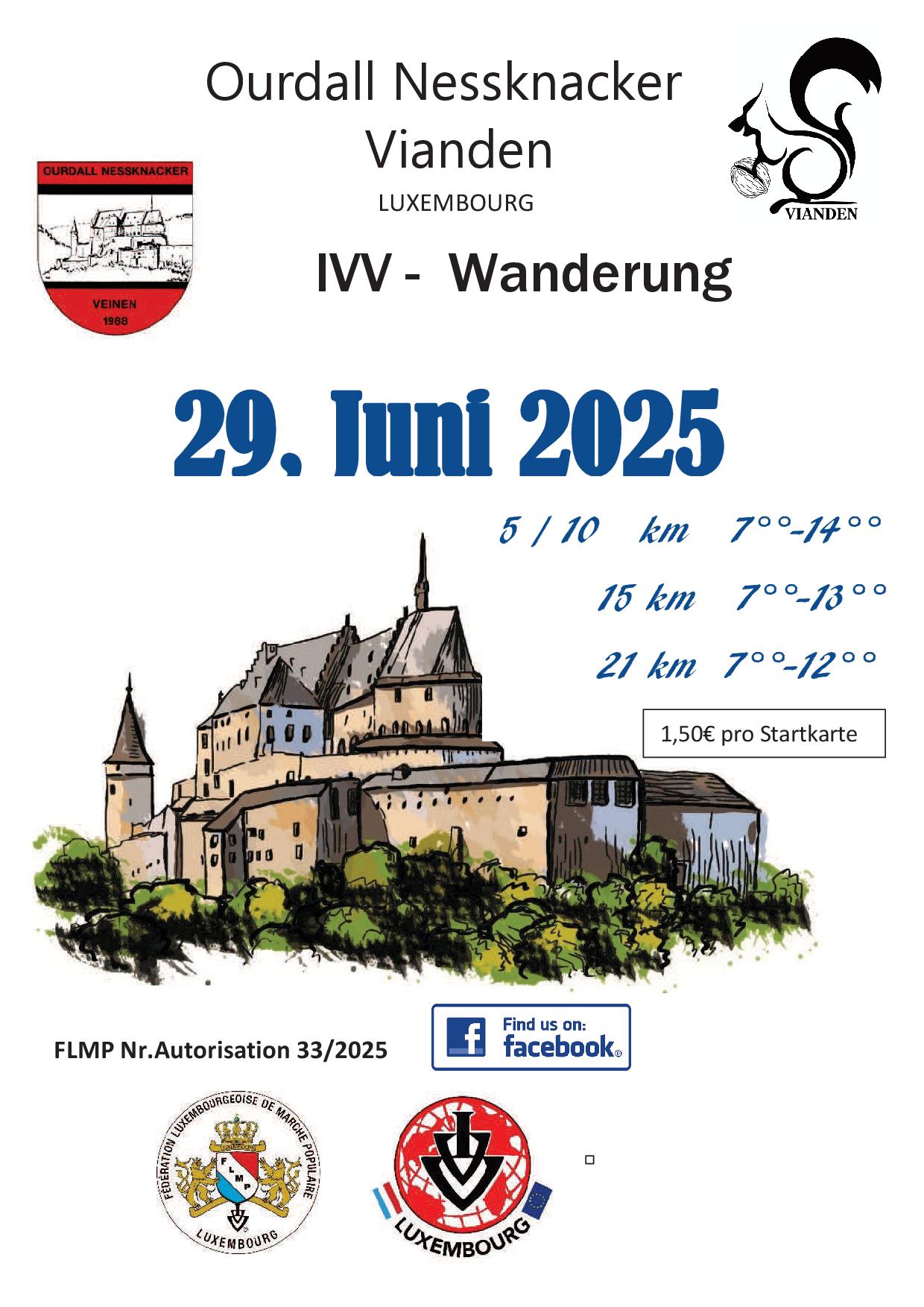 VIANDEN FLMP IVV WANDERUNG 
