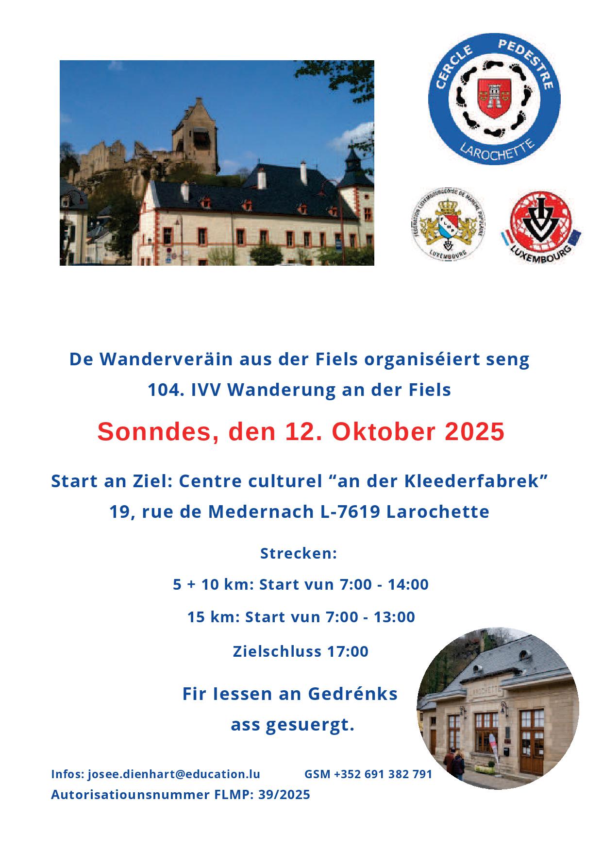 LAROCHETTE FLMP IVV WANDERUNG 