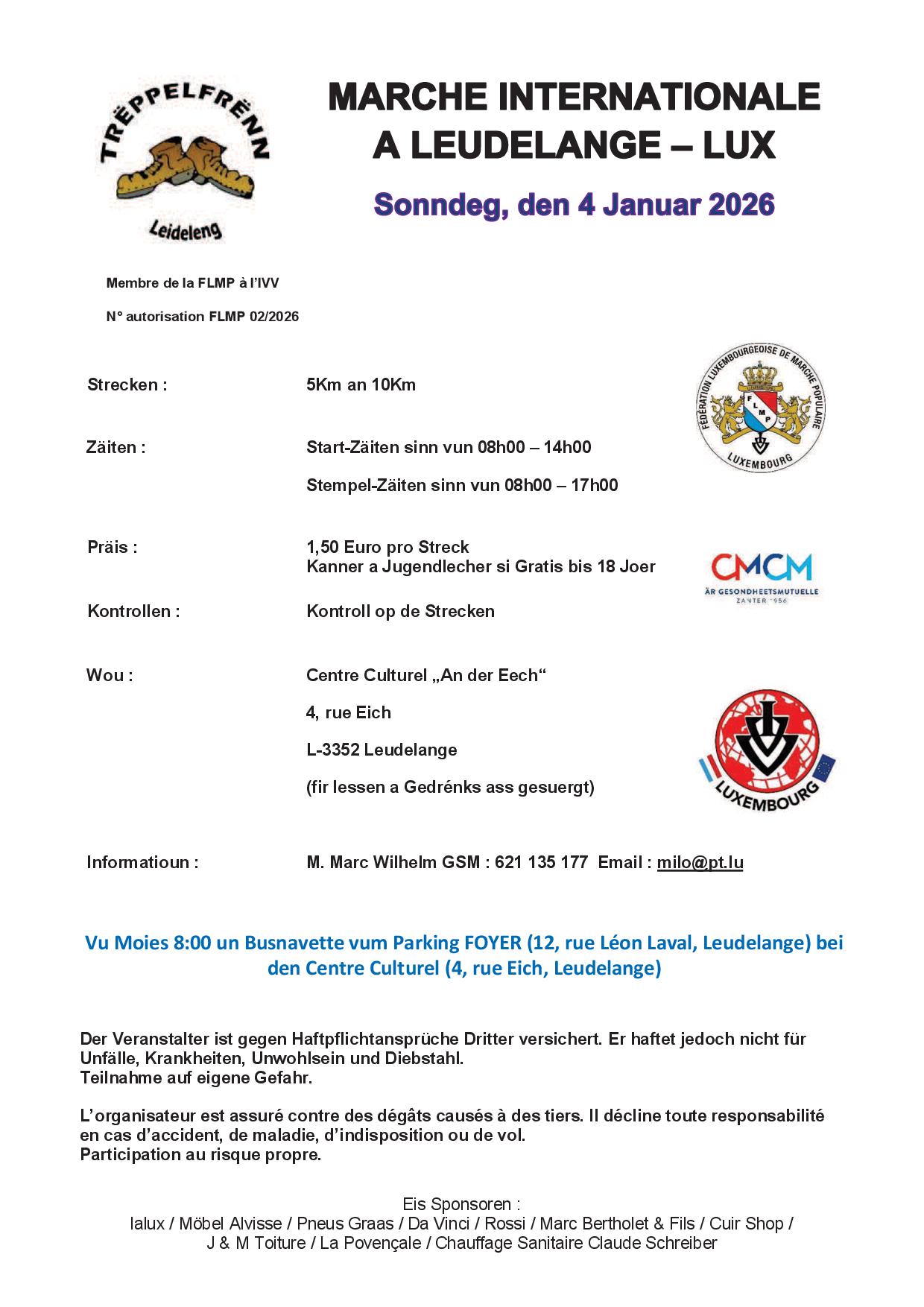LEUDELANGE FLMP IVV WANDERUNG 